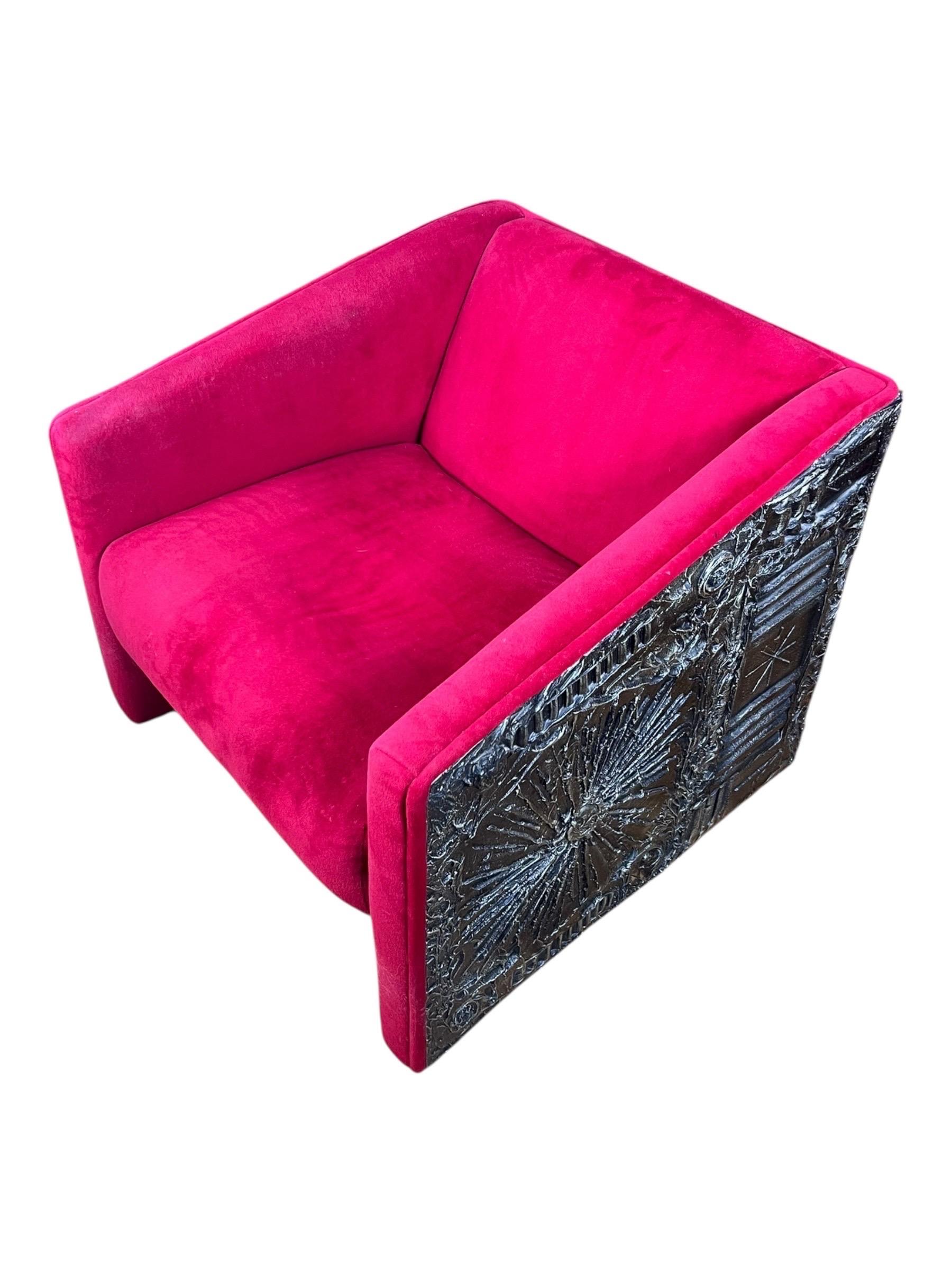 Mid-Century Modern Mid Century Adrian Pearsall Brutalist Lounge Chair For Sale