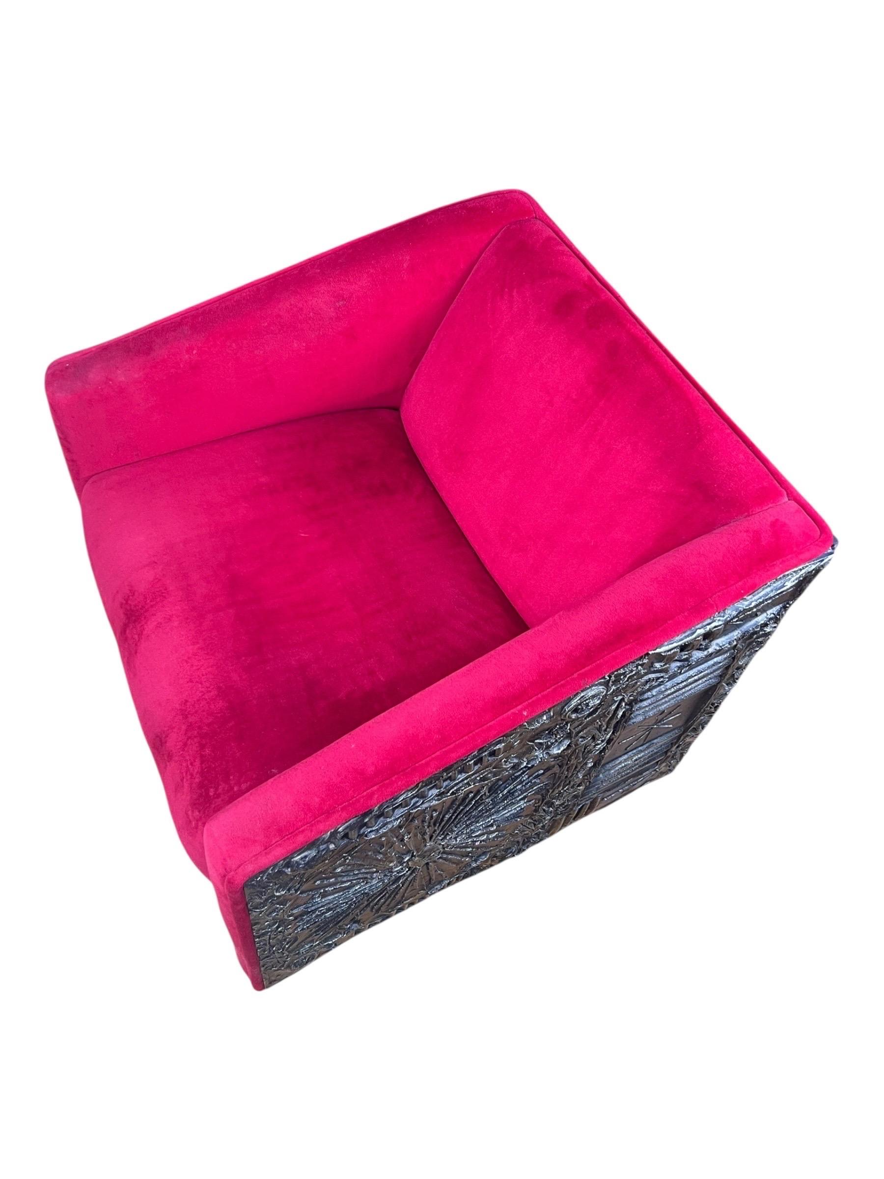 Mid-20th Century Mid Century Adrian Pearsall Brutalist Lounge Chair For Sale