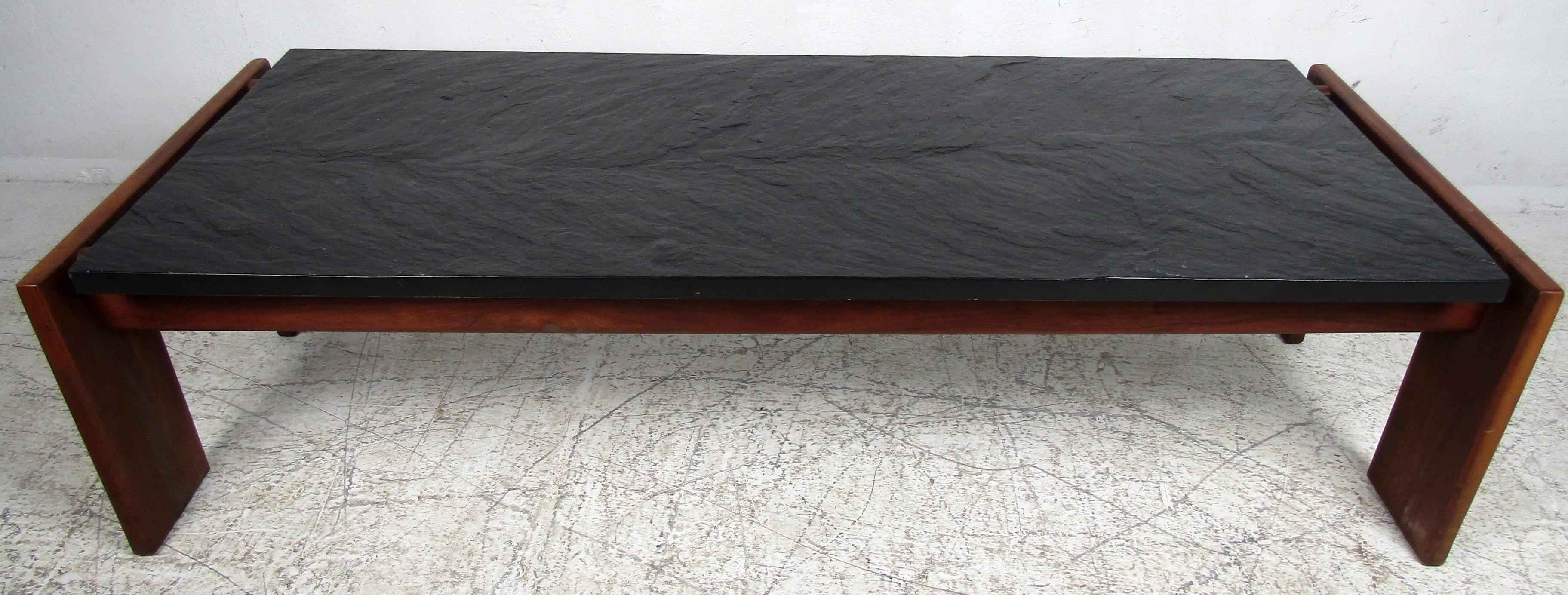 Slate Midcentury Adrian Pearsall Coffee Table