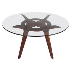 Midcentury Adrian Pearsall Compass Dining Table