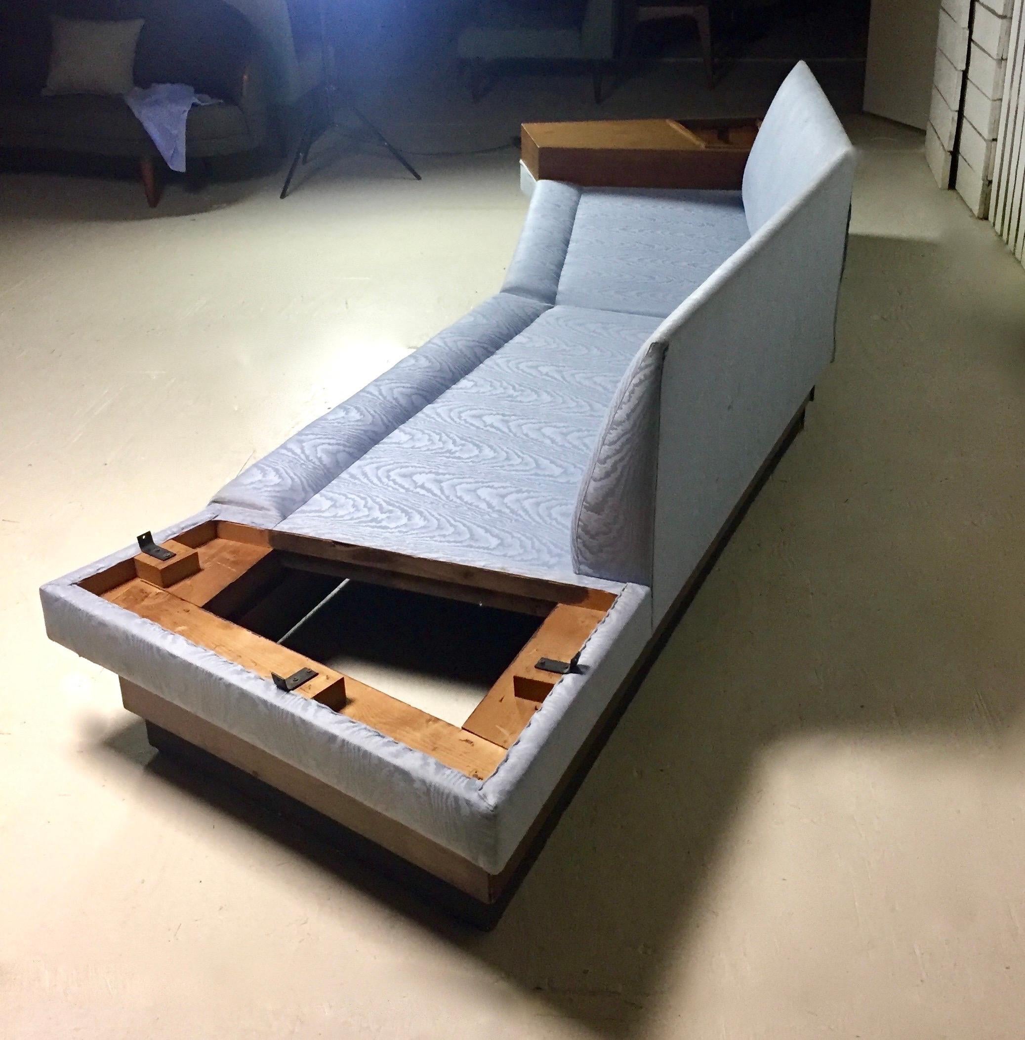 American Midcentury Adrian Pearsall Craft Associates Sectional Sofa with Built-In Tables
