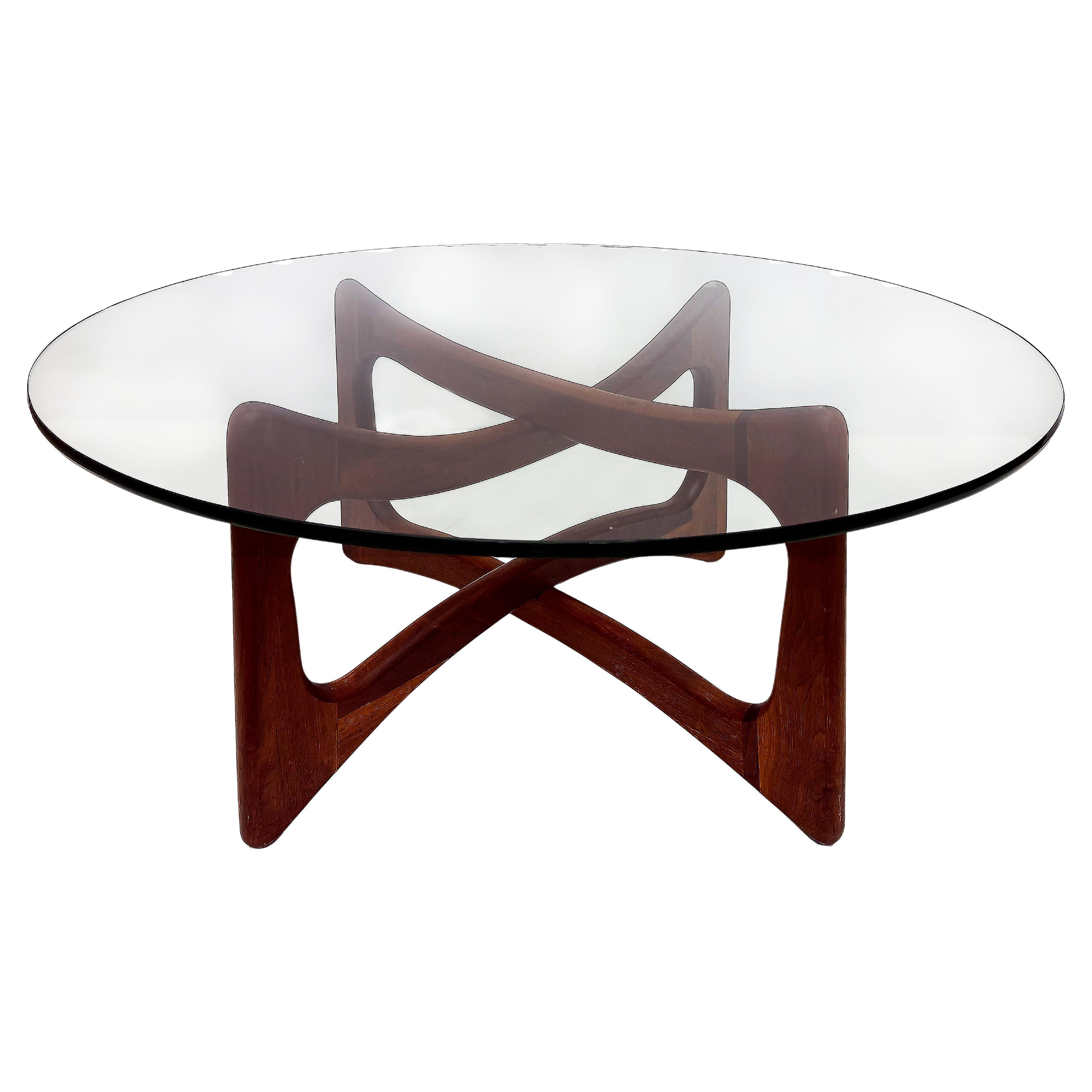 Mid-century Adrian Pearsall Crafts Associates Coffee Table In Walnut For Sale