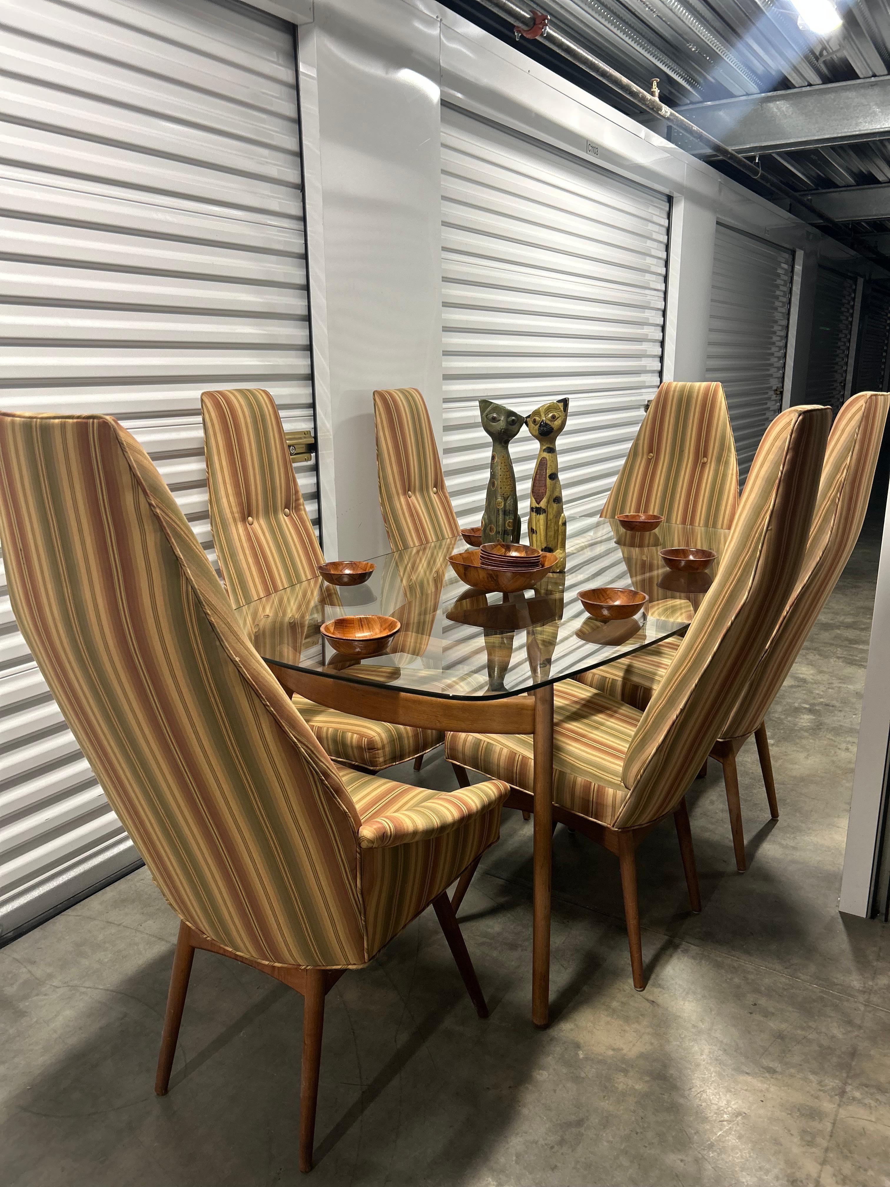 Mid Century Adrian Pearsall Dining Set For Sale 3