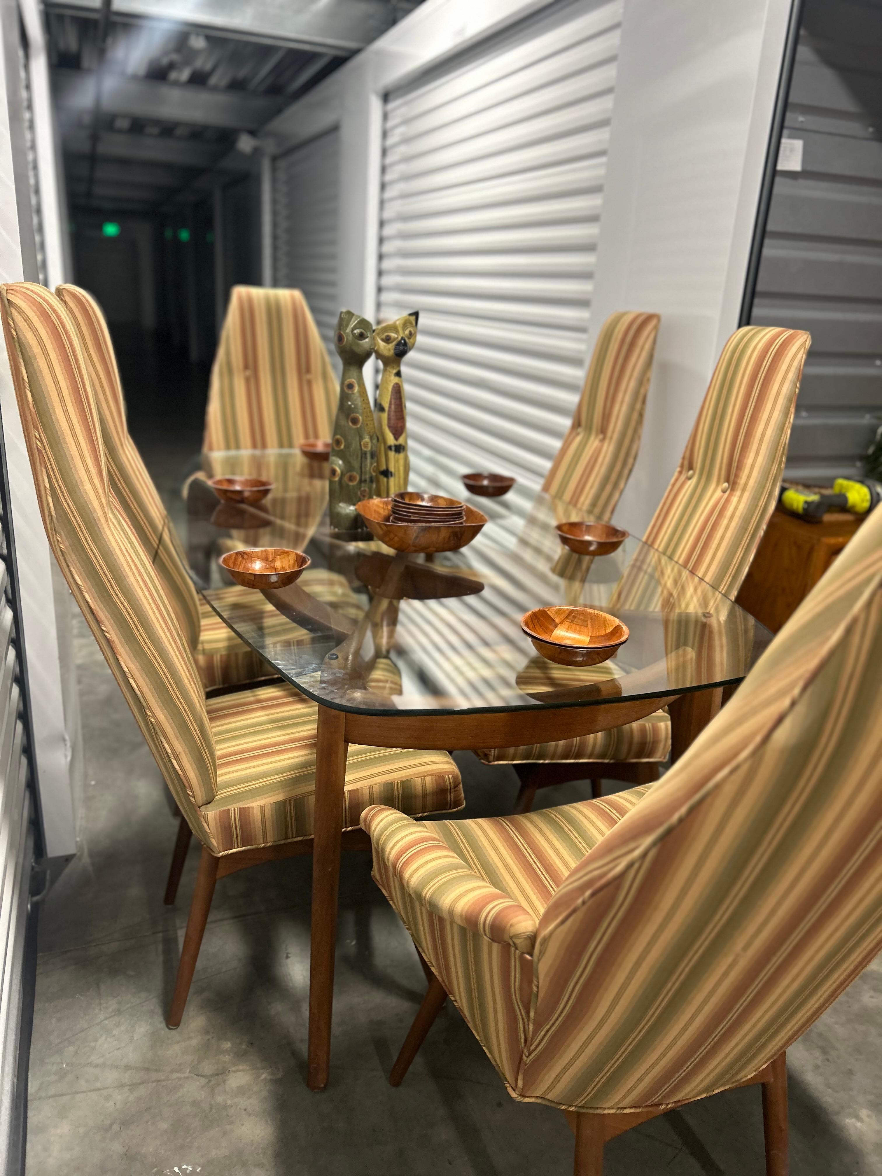 Mid Century Adrian Pearsall Dining Set For Sale 5