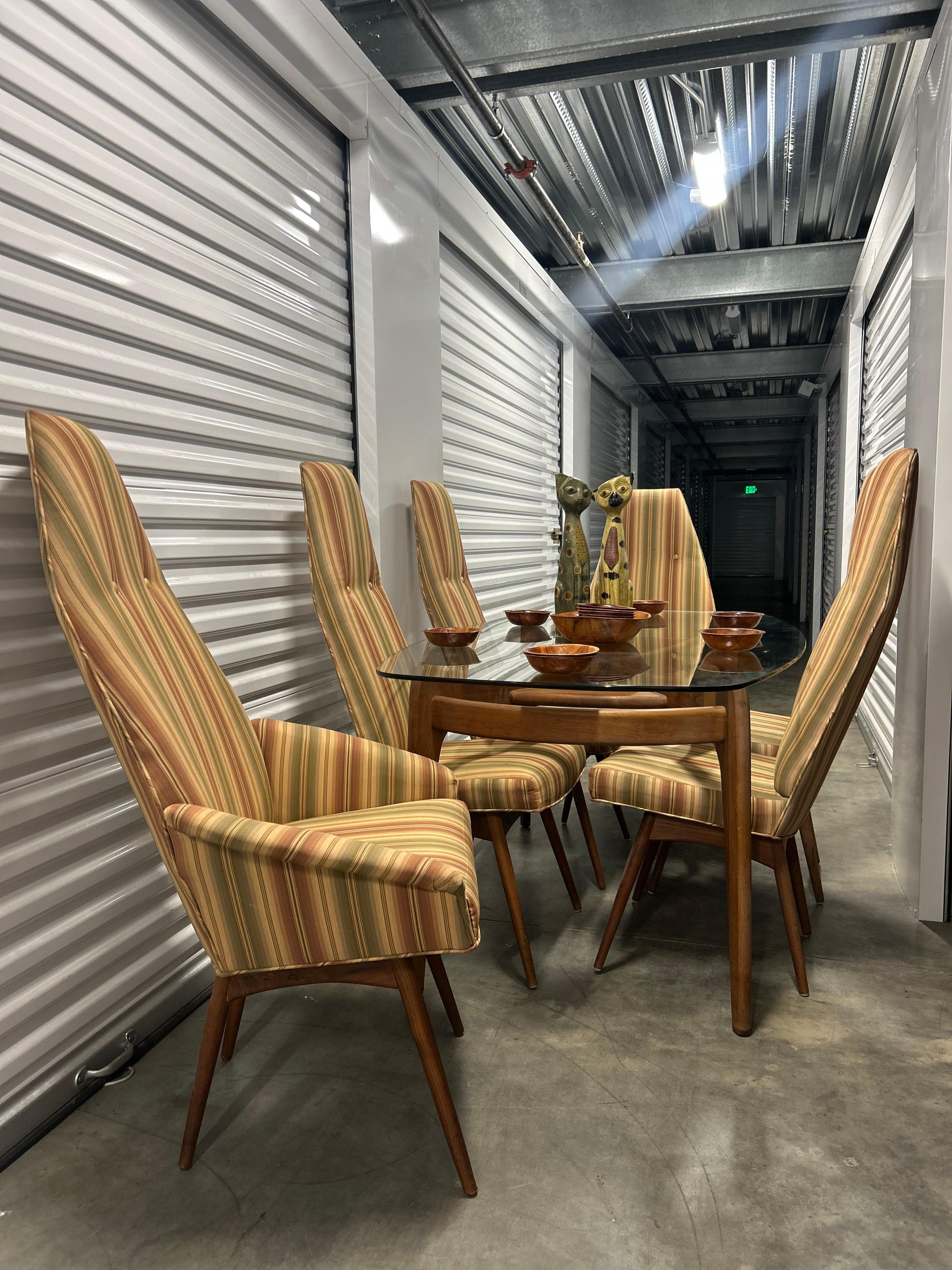 Mid Century Adrian Pearsall Dining Set For Sale 7