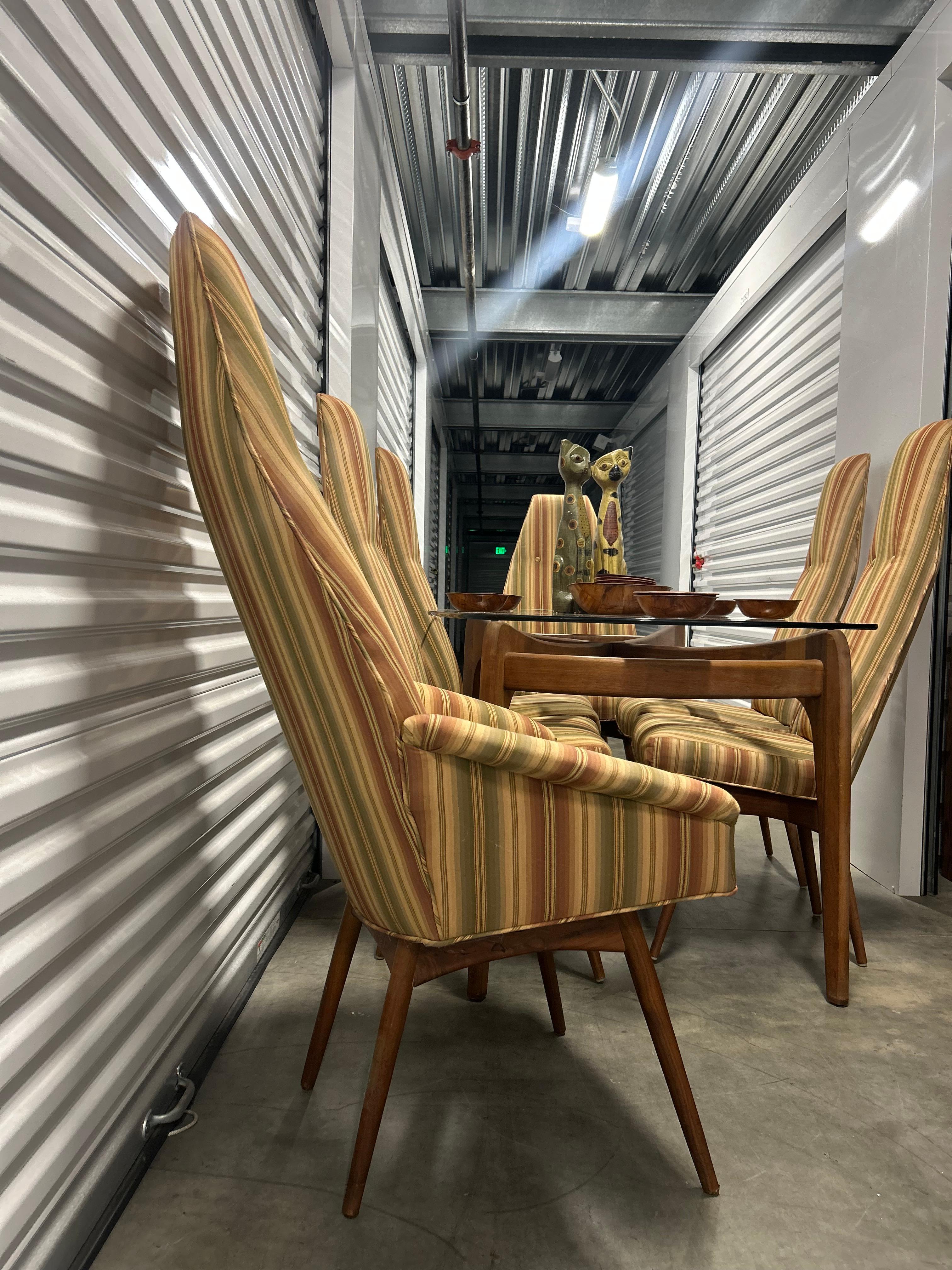 Mid Century Adrian Pearsall Dining Set For Sale 8