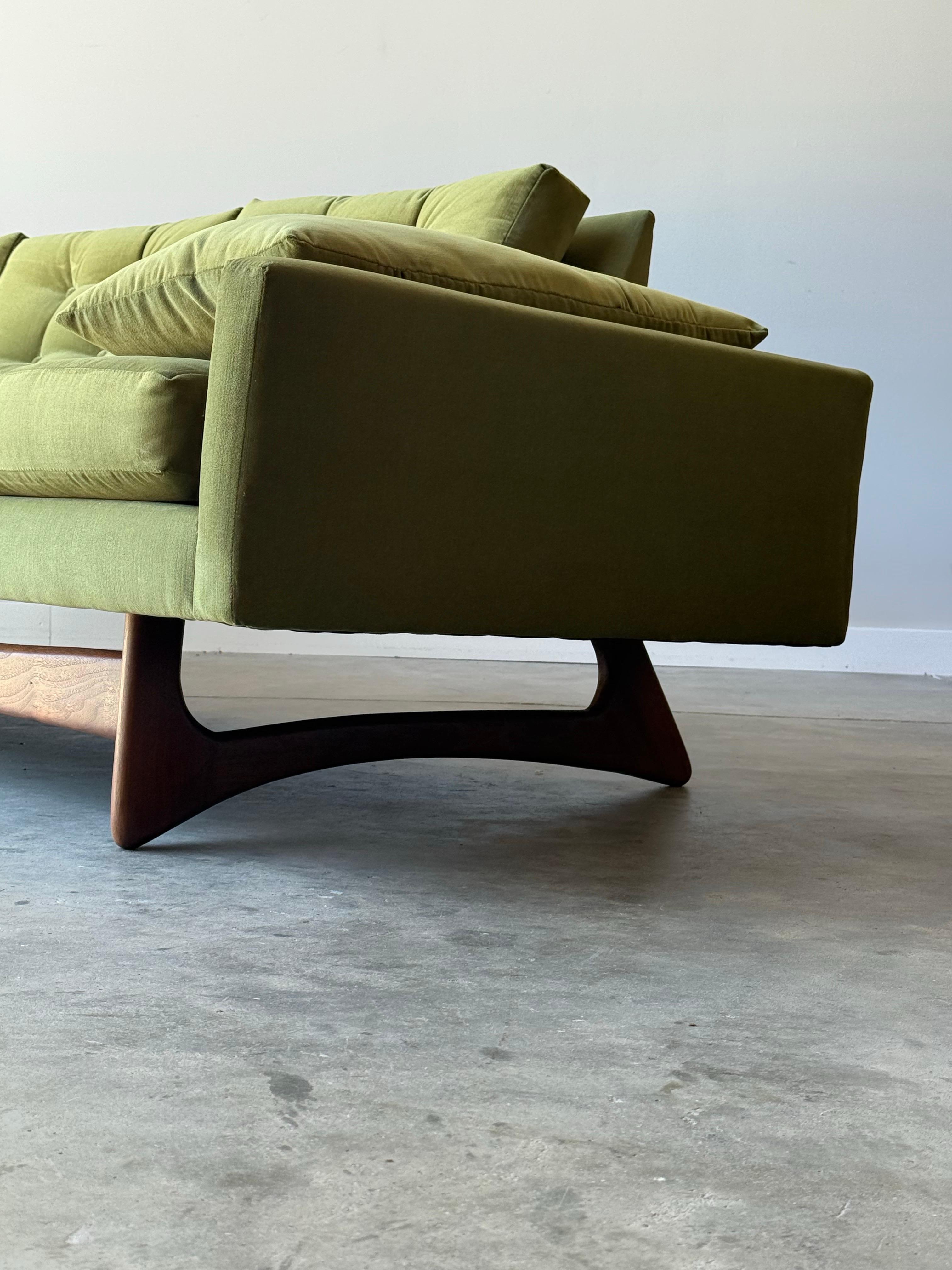 Mid-Century Adrian Pearsall for Craft Associates Model 2408-S Sofa For Sale 6