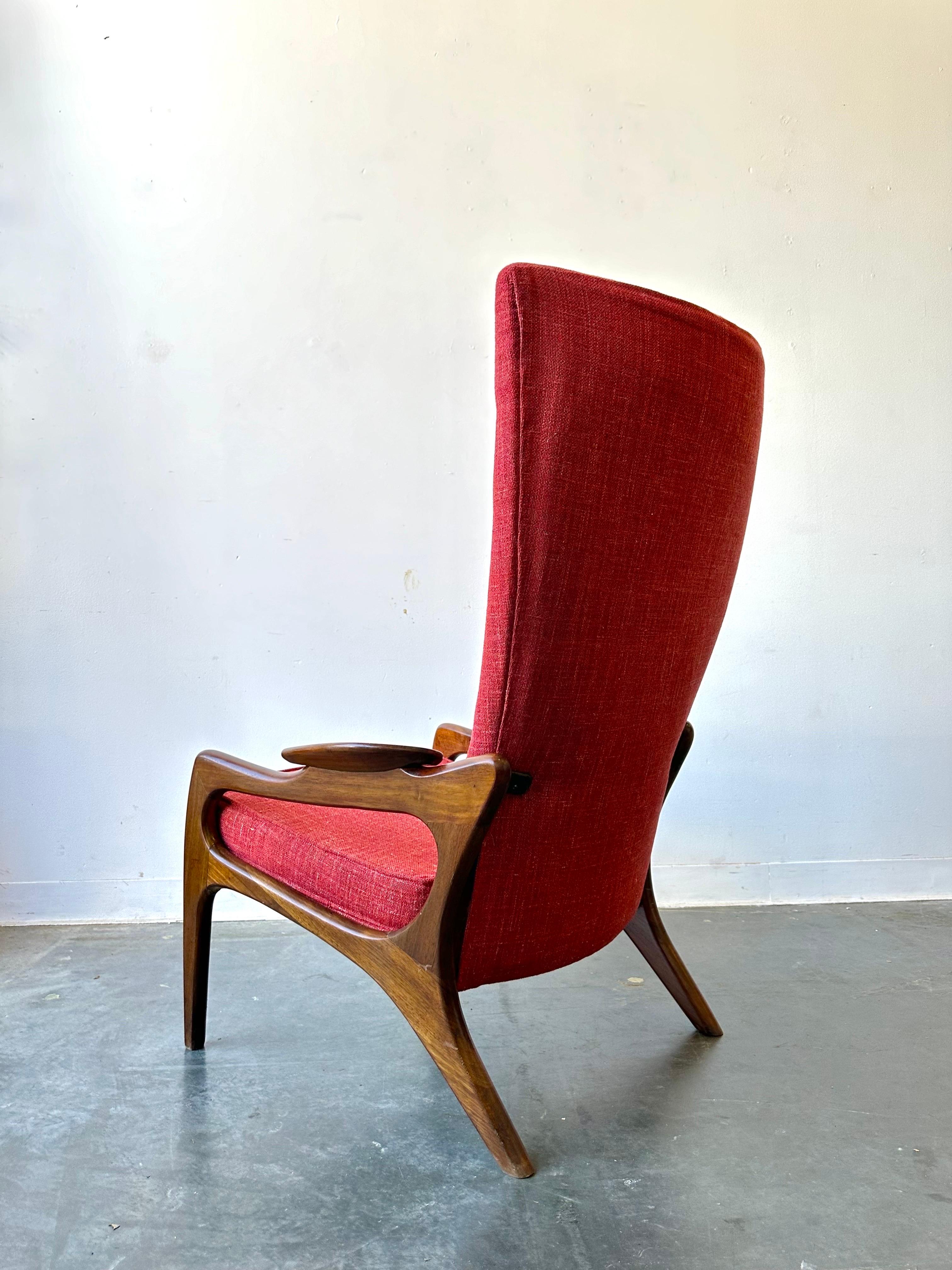 Mid-Century Modern Mid Century Adrian Pearsall for Craft Associates
model 2224-C chair For Sale