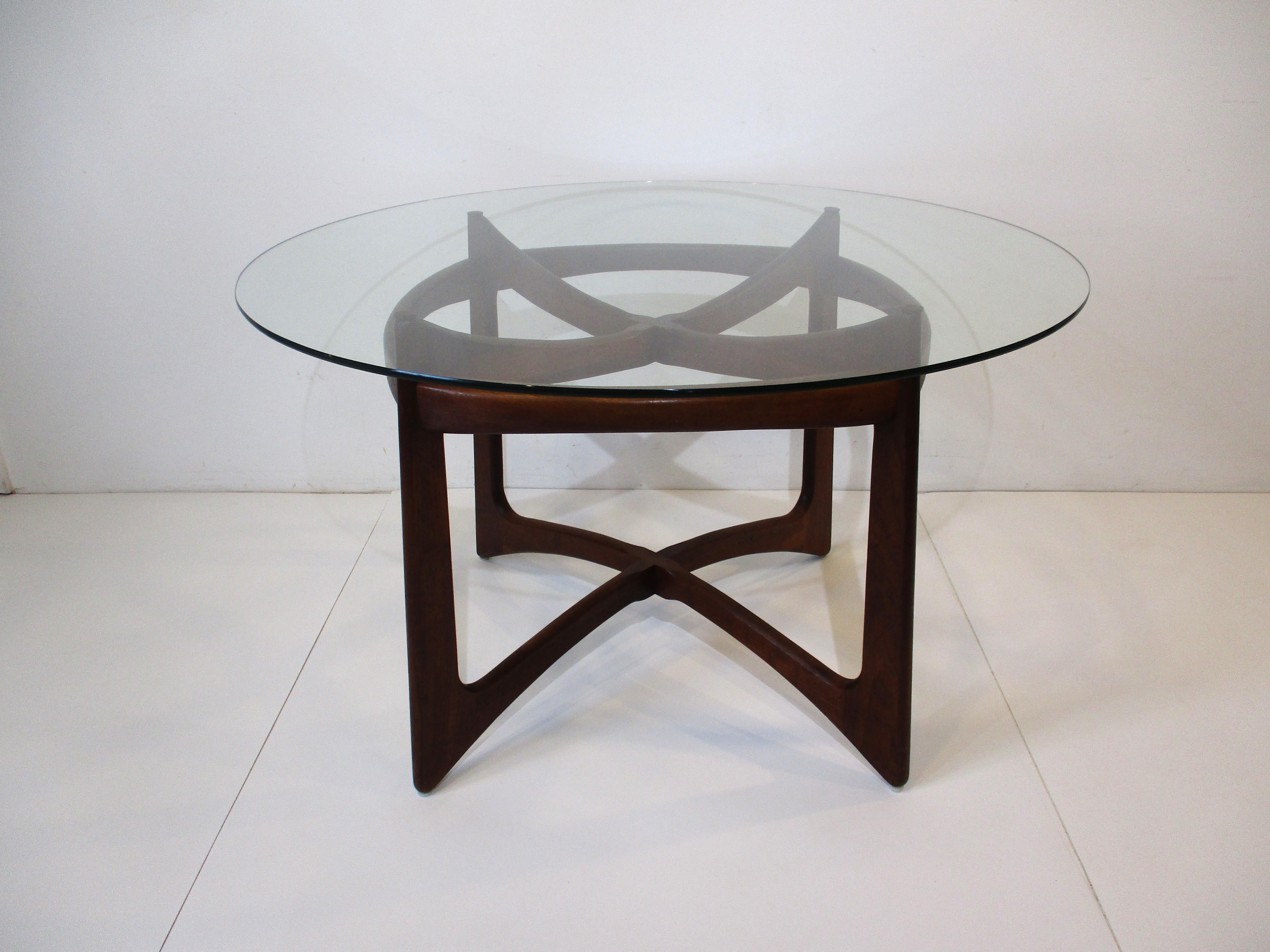 Midcentury Adrian Pearsall Sculptural Walnut Dining Table  4