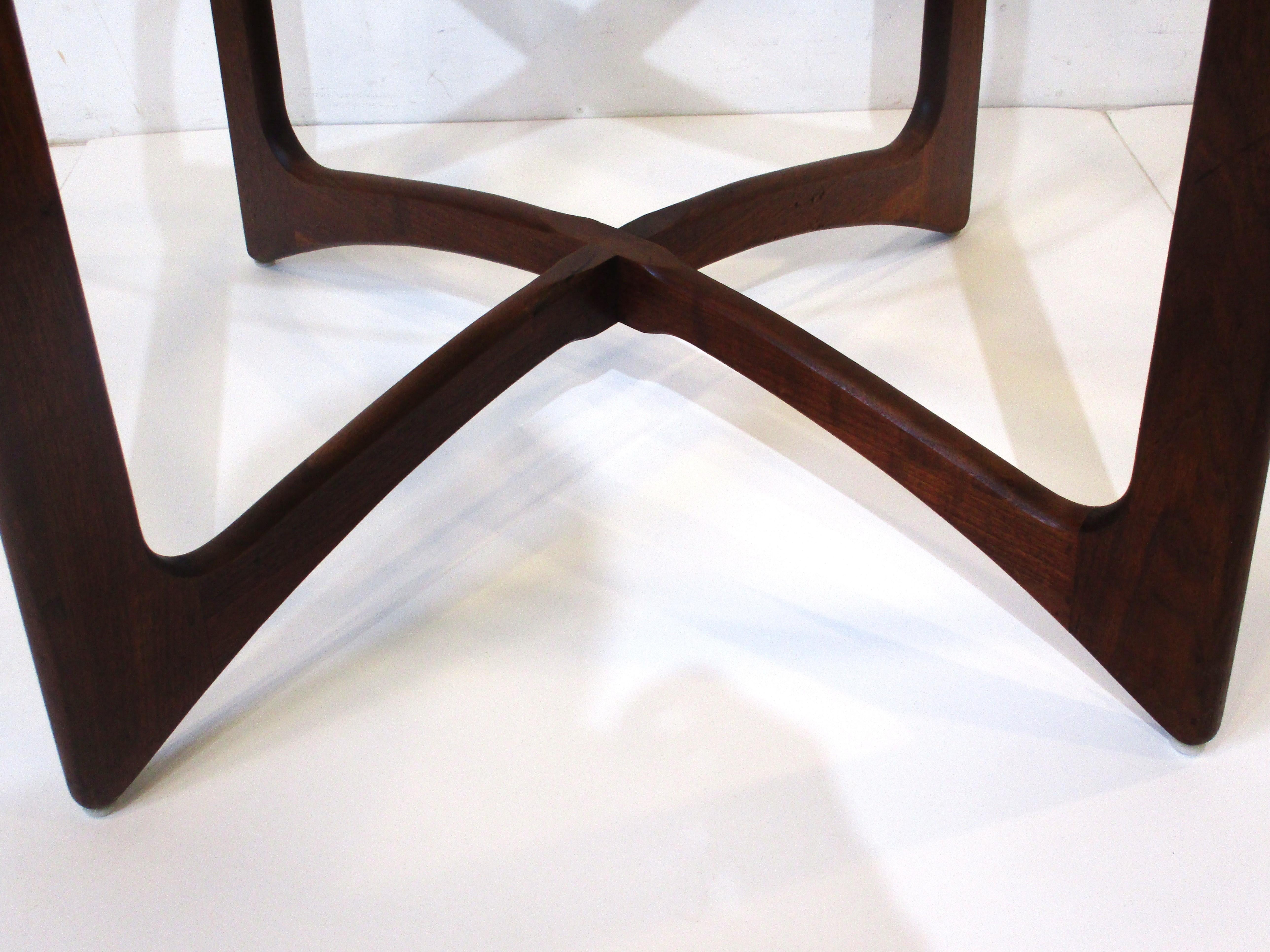 Midcentury Adrian Pearsall Sculptural Walnut Dining Table  2