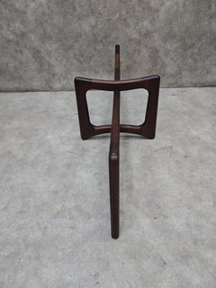 Mid Century Adrian Pearsall Style Bowtie Coffee Table with Oval Glass