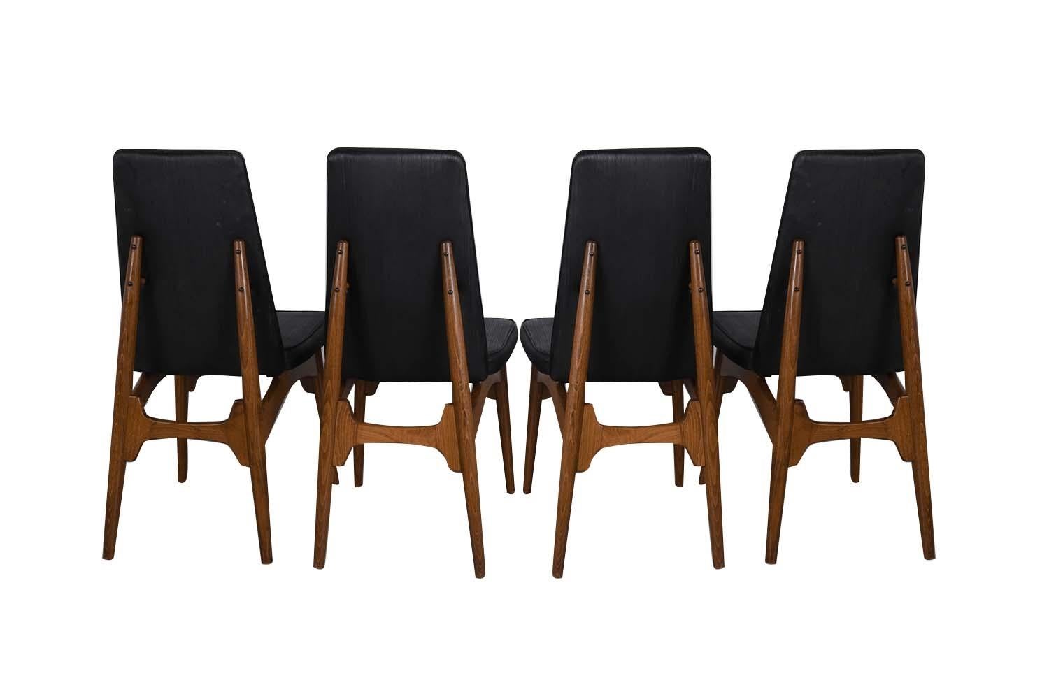 Unknown Mid-Century Adrian Pearsall Style Dining Side Chairs For Sale