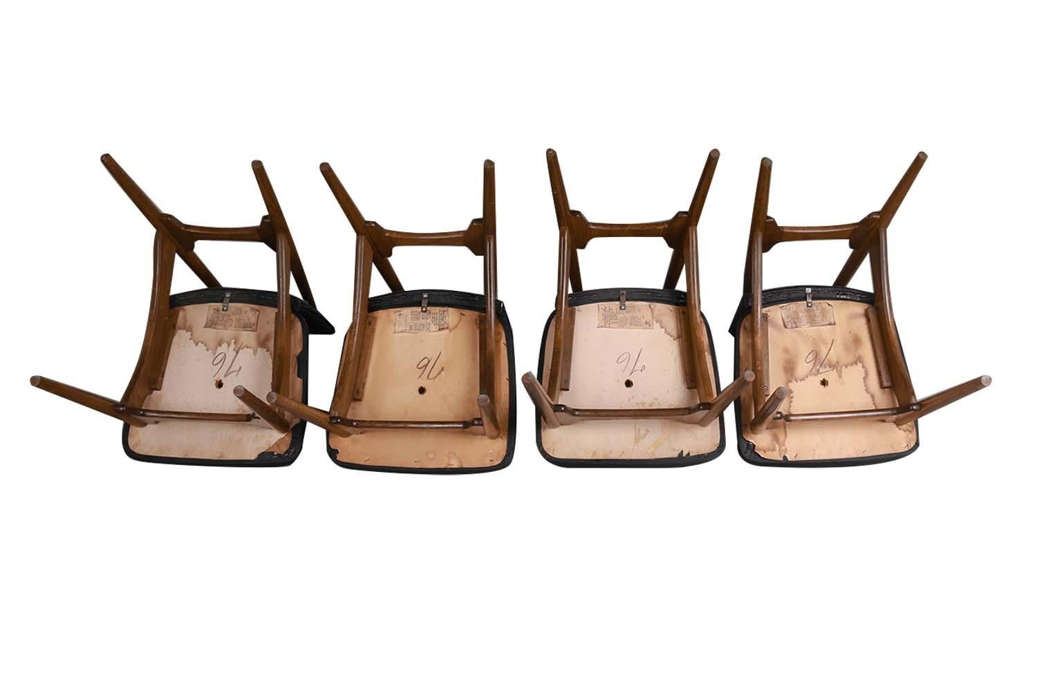 Milieu du XXe siècle Chaises de salle à manger de style Adrian Pearsall du milieu du siècle dernier en vente