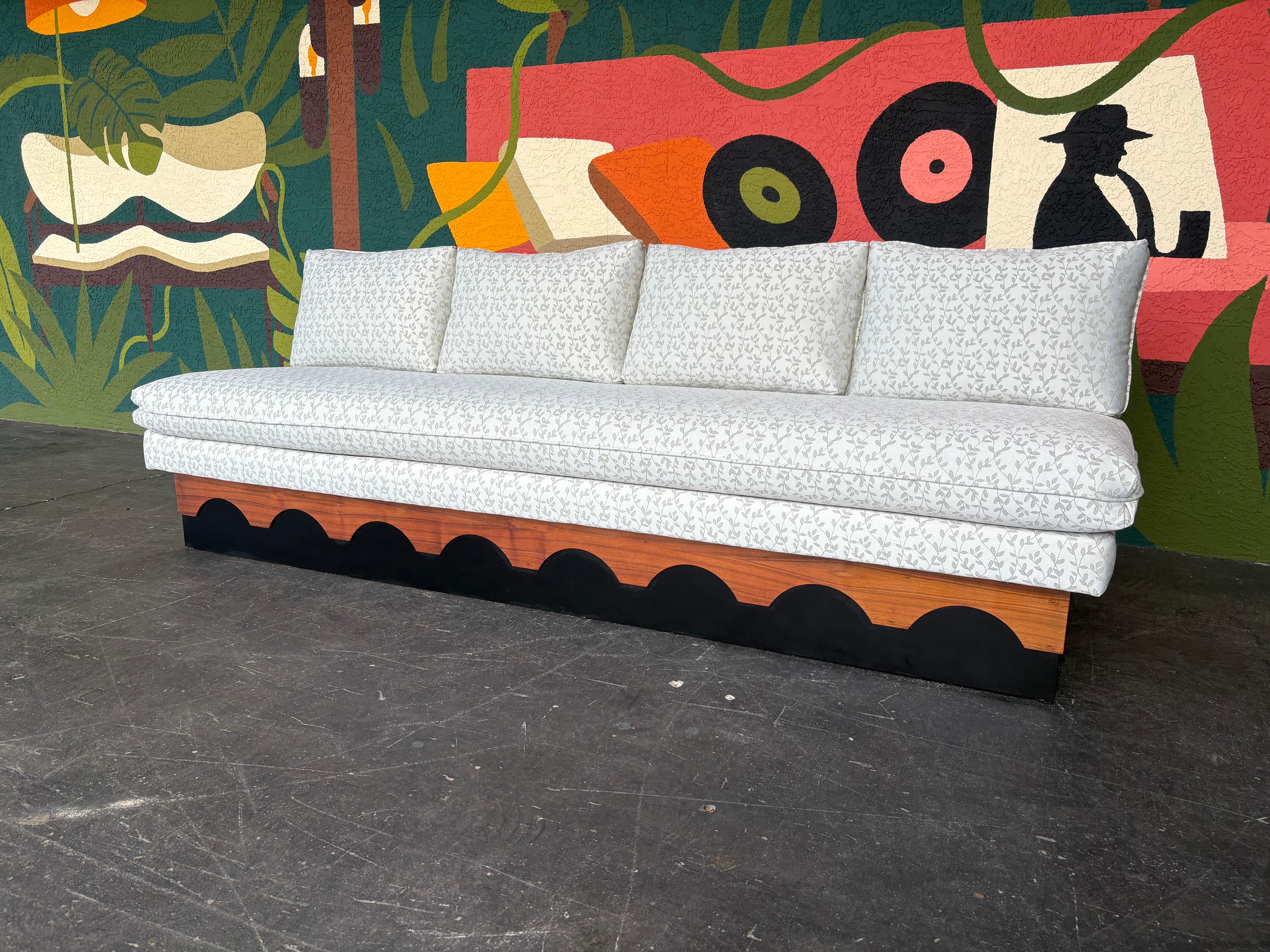 Mid Century Adrian Pearsall Style Platform Sectional Sofa 1