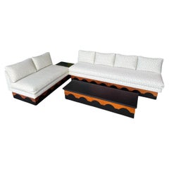 Mid Century Adrian Pearsall Style Platform Sectional Sofa
