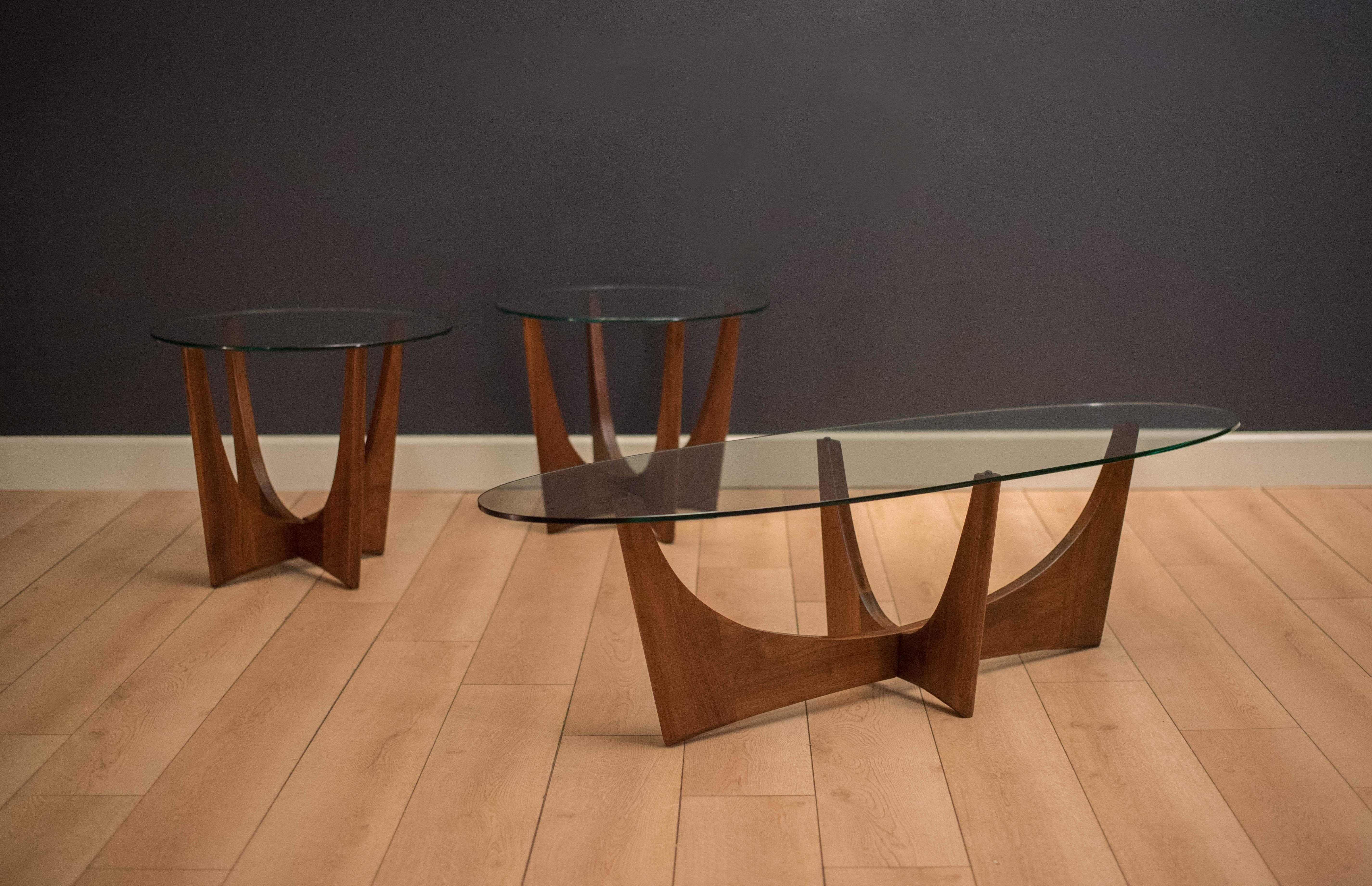 Mid-Century Modern Mid Century Adrian Pearsall Walnut End Tables