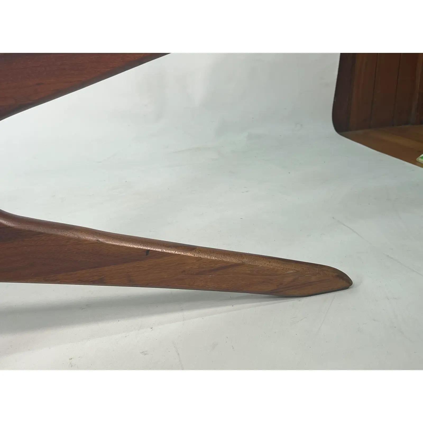 Mid-20th Century Mid Century Adrian Pearsall Walnut “Jacks” Coffee Table