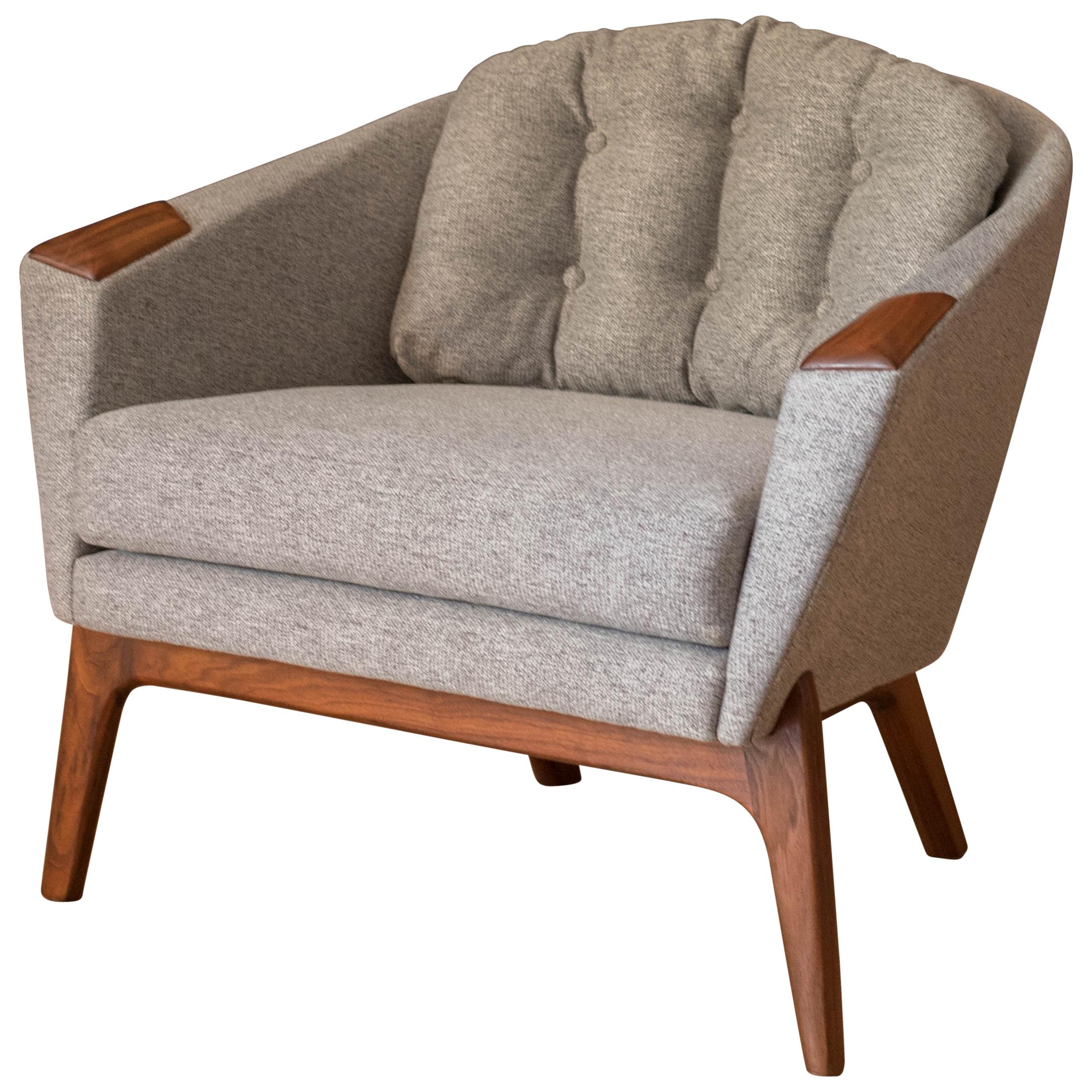 Mid Century Adrian Pearsall Walnut Lounge Chair for Craft Associates
