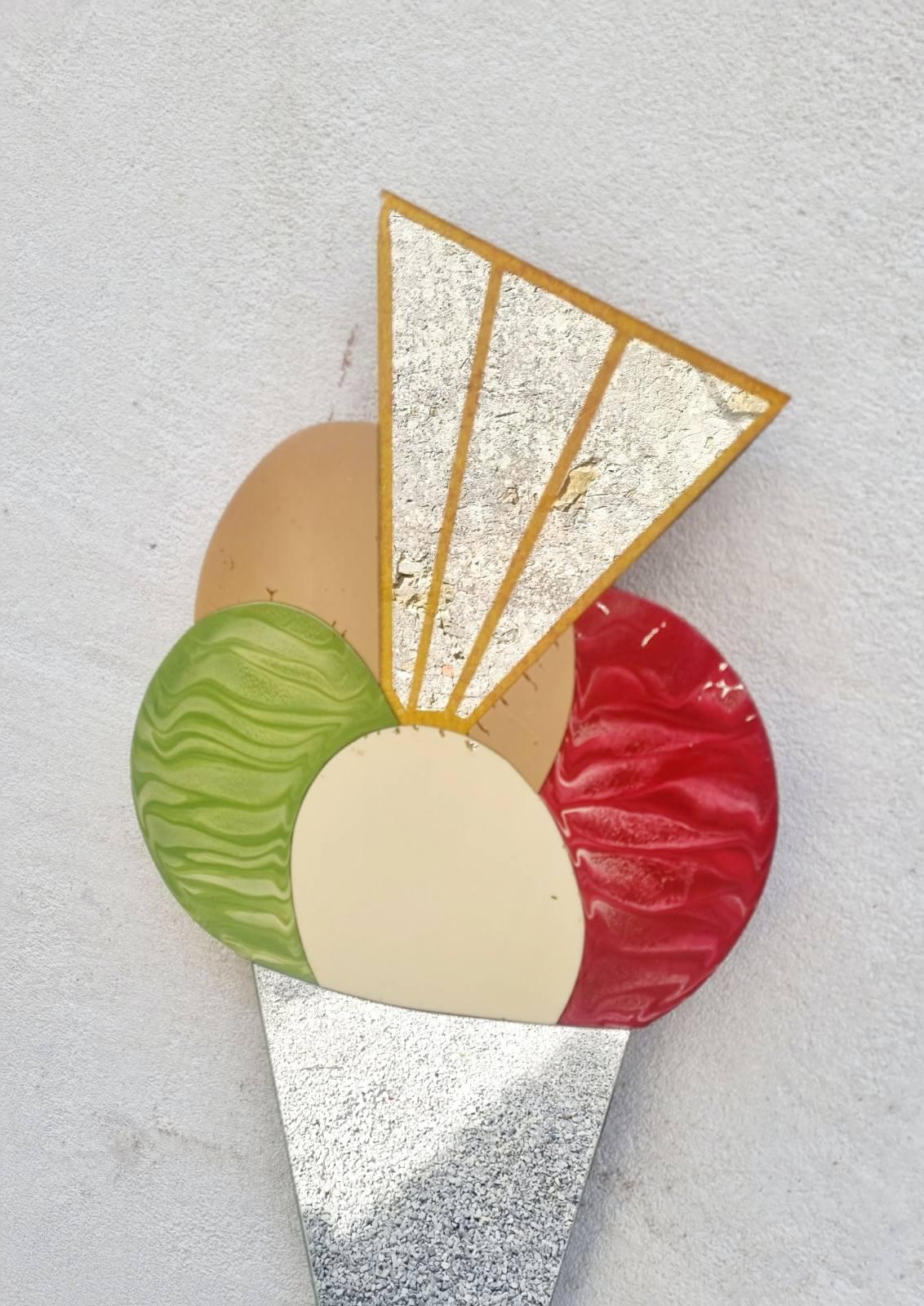 Specchio da parete per gelato pubblicitario della metà del secolo scorso, Germania anni '60 In condizioni buone in vendita a Lucija, SI