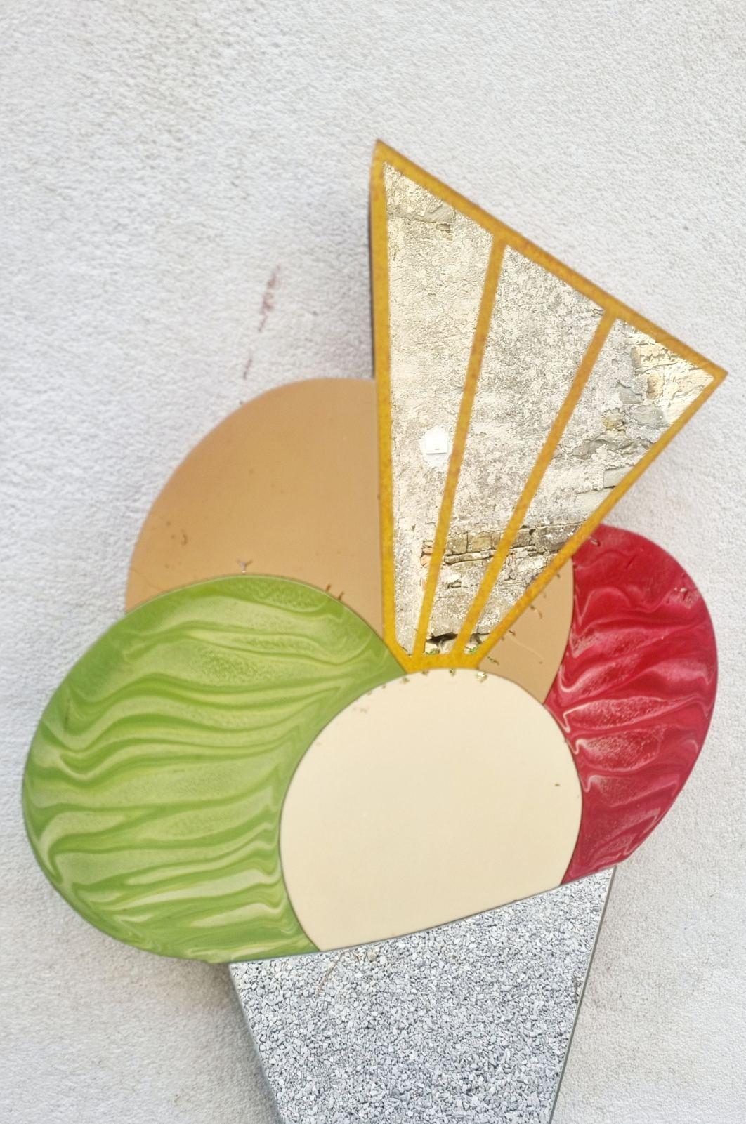 Specchio da parete per gelato pubblicitario della metà del secolo scorso, Germania anni '60 in vendita 1