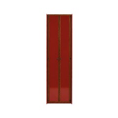 Armario Alto de Mediados de Siglo Afra & Tobia Scarpa Madera Italiana Laca Roja Años 60