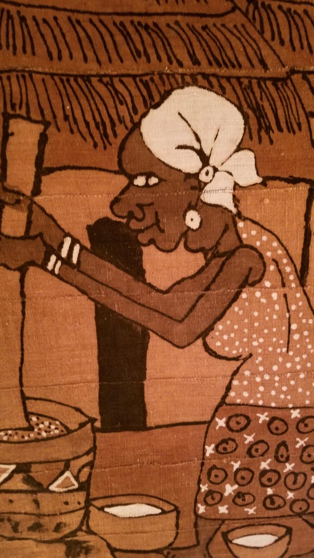 Tribal Peinture africaine du milieu du siècle dernier de l'Accademia di Belle Arti di Venezia en vente