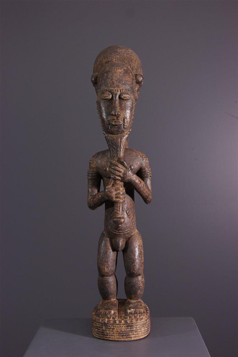 Statue Baoulé Waka Sona 

Object from an Ex-French African art collection. 
The African male figure Waka-Sona, 