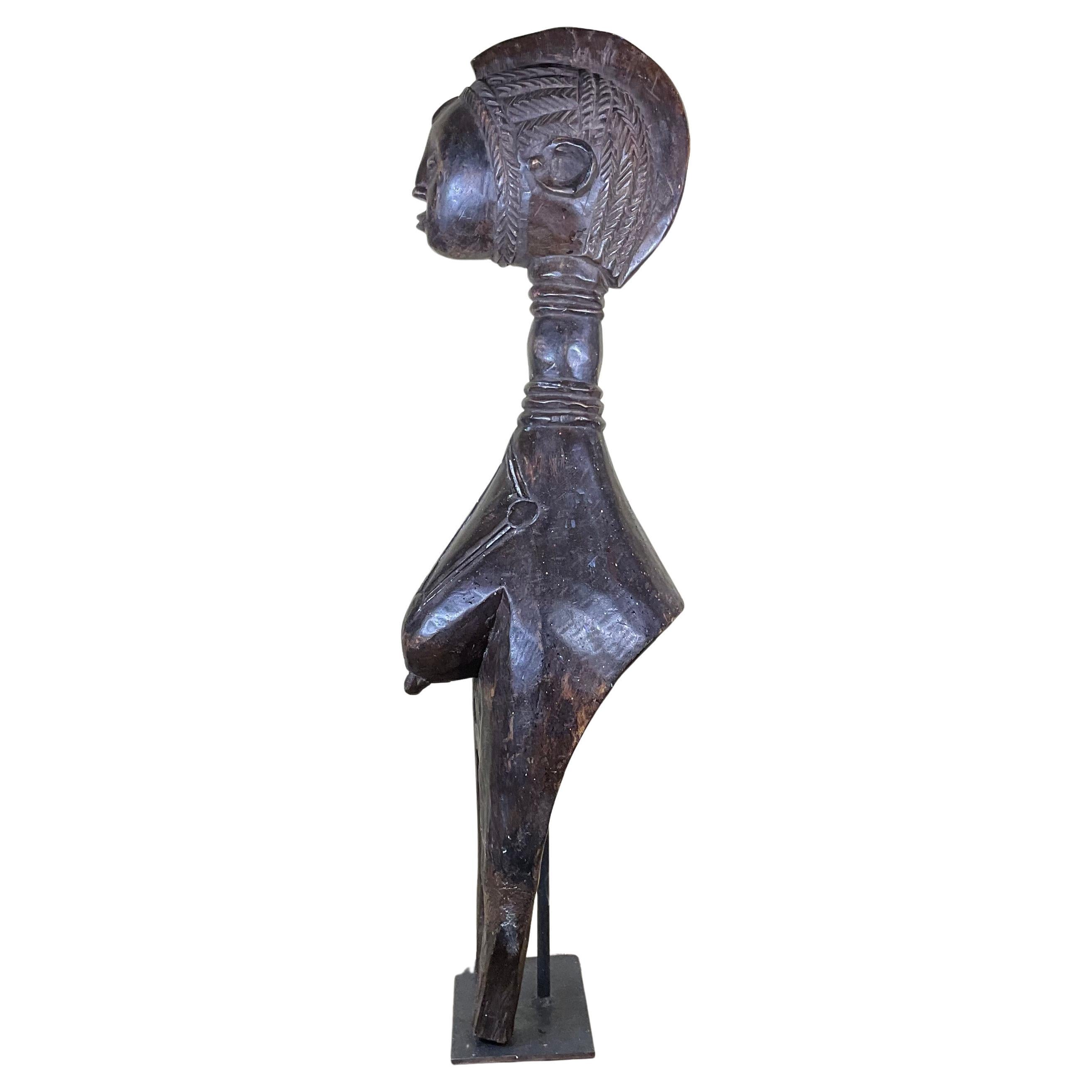 Mid Century African Women Wood Sculpture
