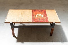 Mid-Century Afrormosia Coffee Table: An Italian Design Masterpiece from the 1950s