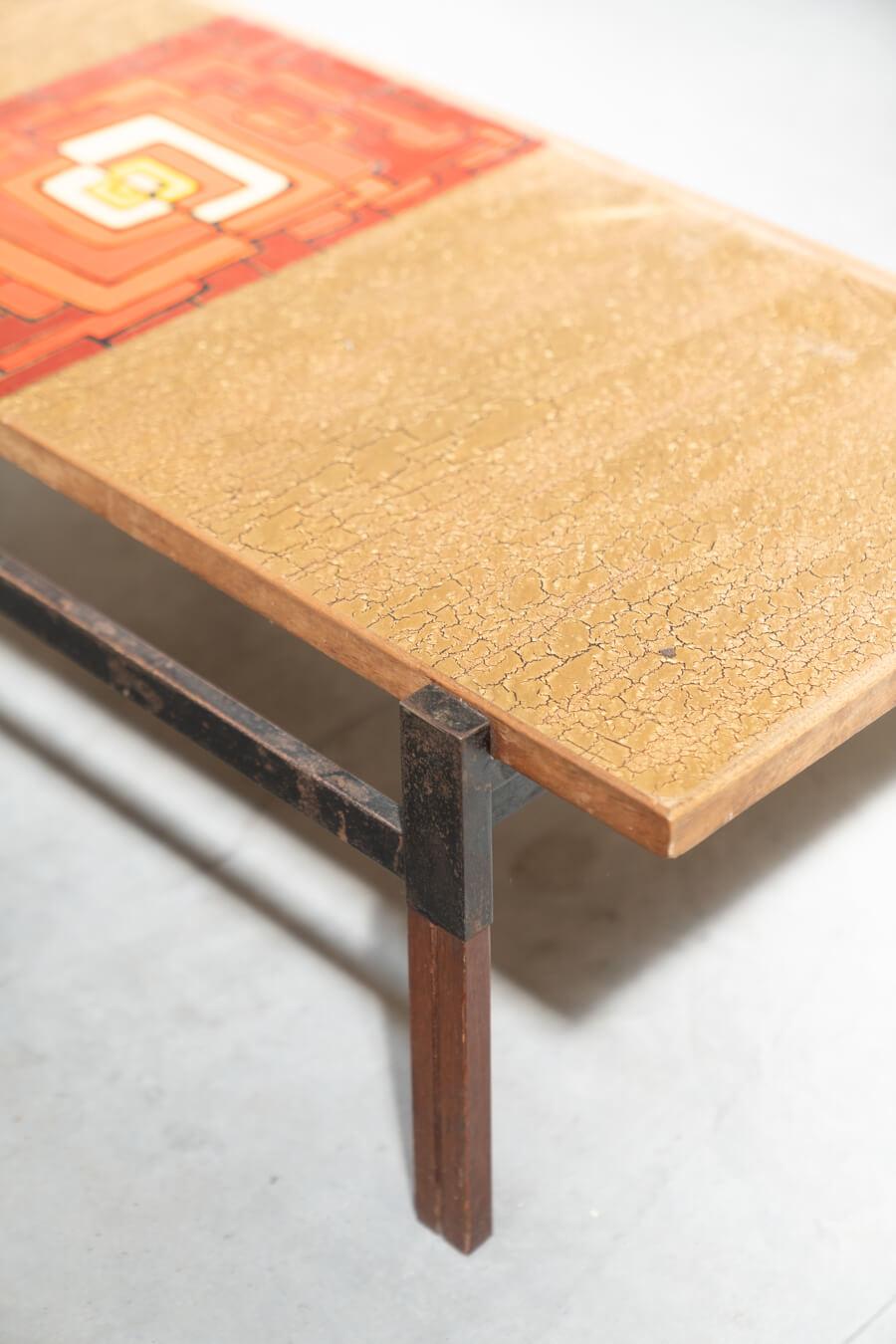 Afrormosia Couchtisch aus der Jahrhundertmitte: Ein italienisches Design-Meisterwerk aus den 1950er Jahren im Angebot 3