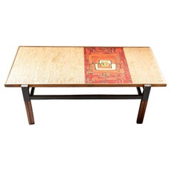 Mid-Century Afrormosia Coffee Table: An Italian Design Masterpiece from the 1950