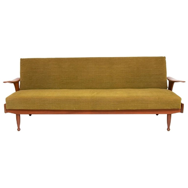 Mid Century Afrormosia Sofa Bed By