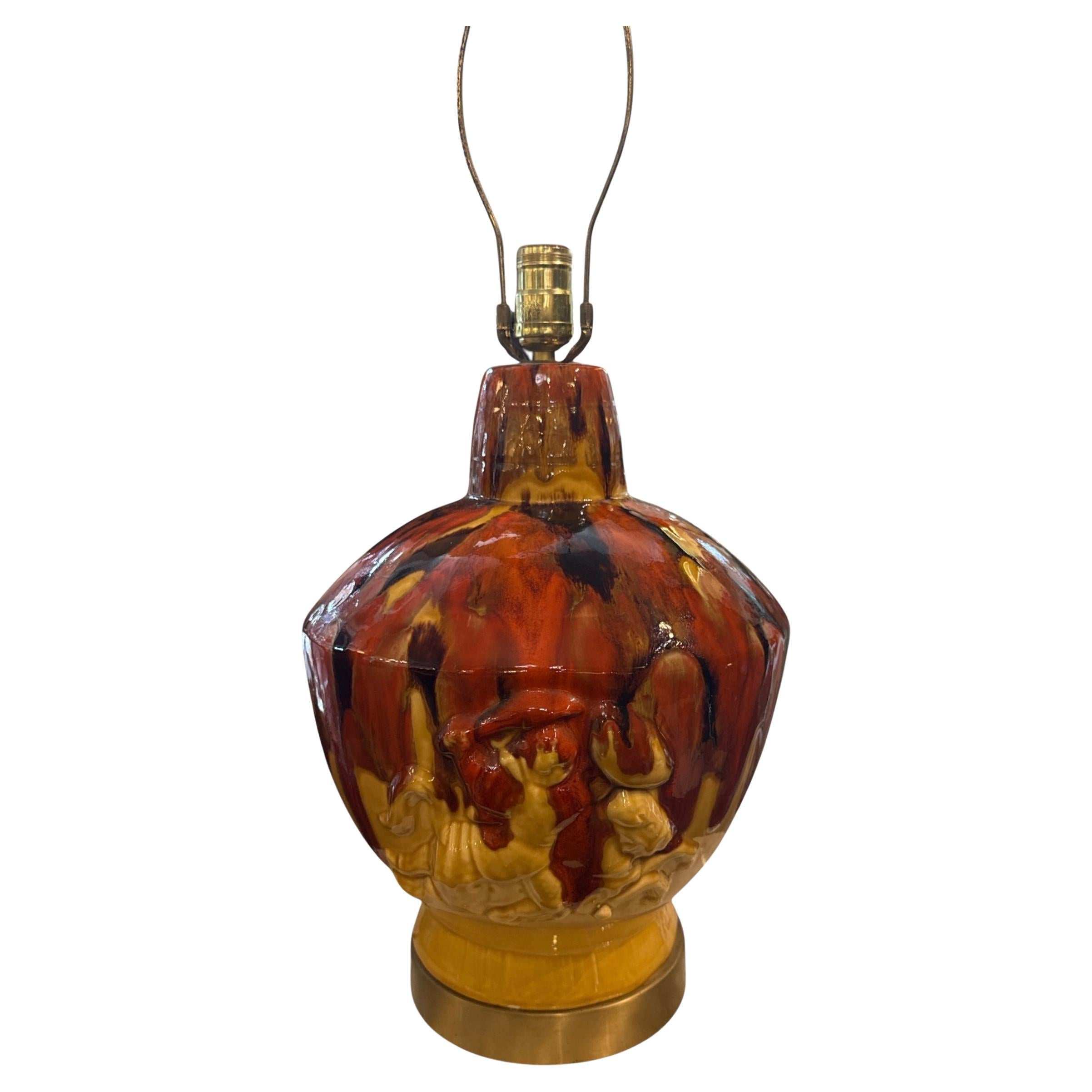 Lampe à goutte en céramique Akron du milieu du siècle dernier