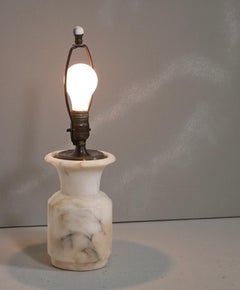 Mid Century Alabaster Table Lamp
