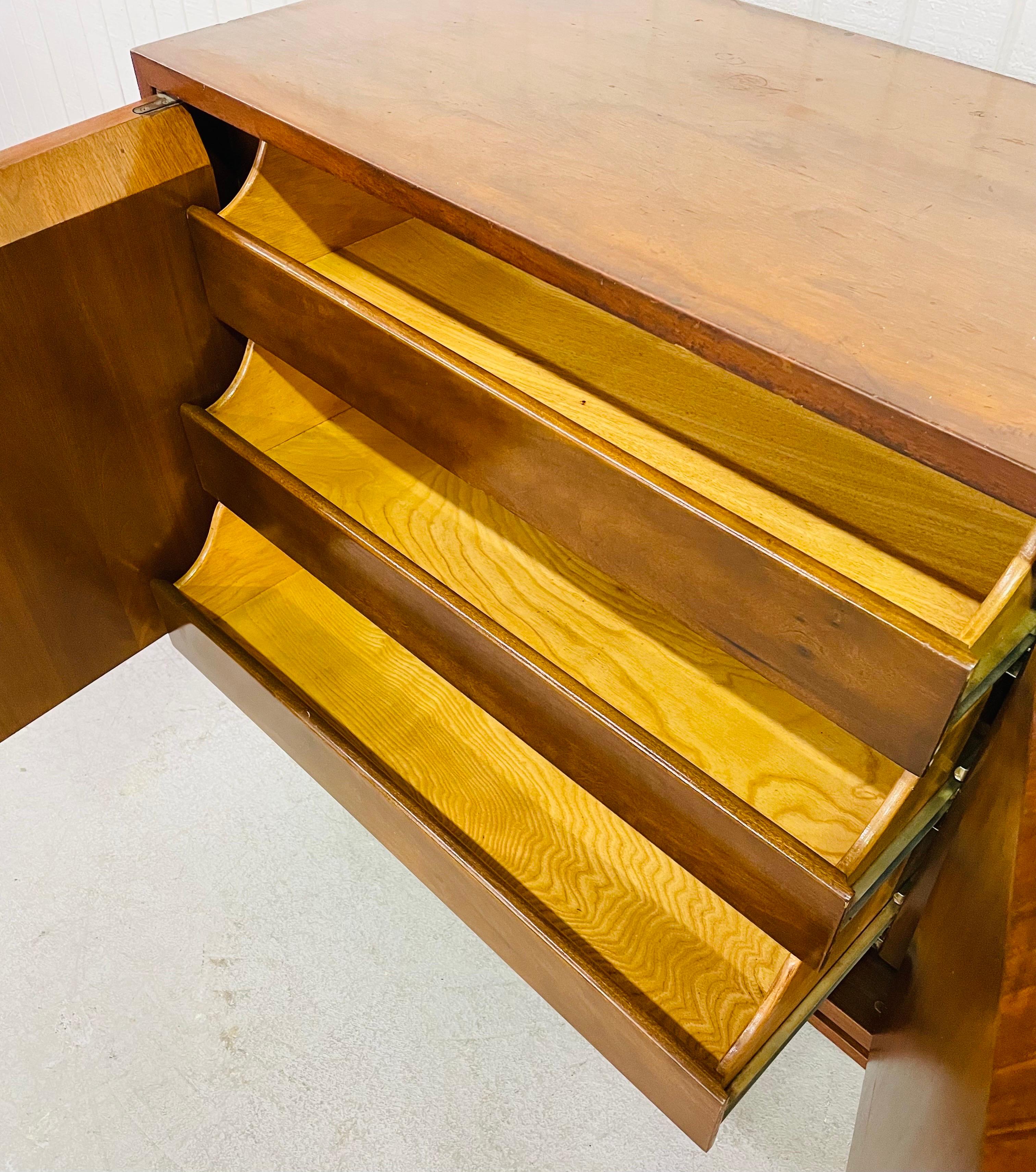 Mid-Century Albert Parvin Walnut Dresser 1