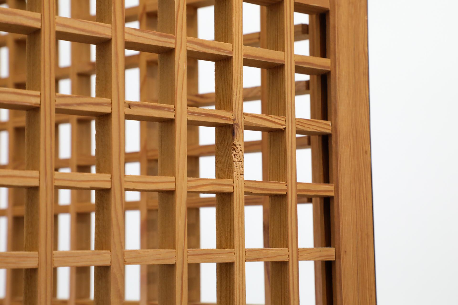 Mid-Century, Alberts Tibro Style, Folding Pine Room Divider or Privacy Screen 11