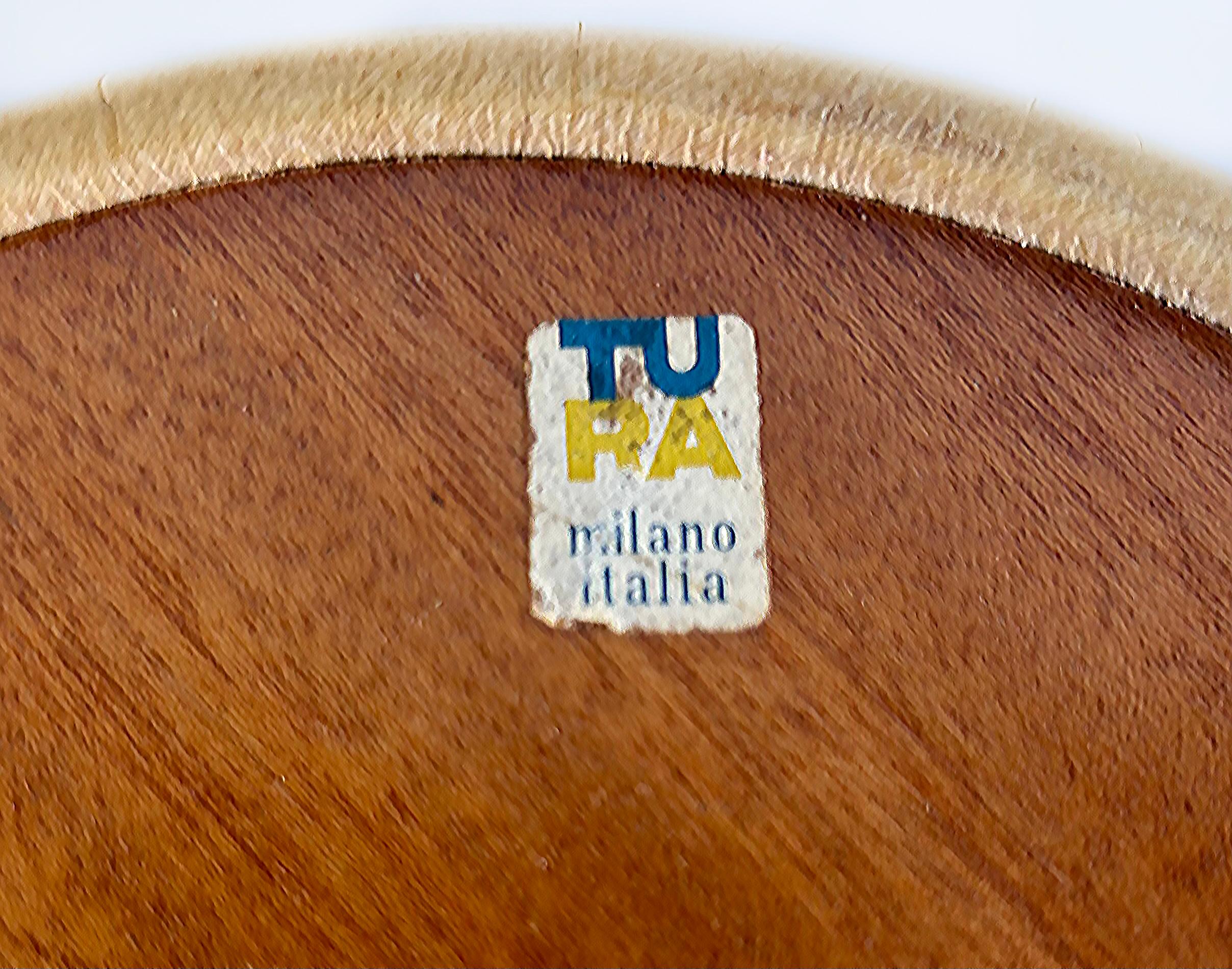Mid-Century Aldo Tura Milano Goatskin Brass Ice Bucket, Italy circa 1970 For Sale 6