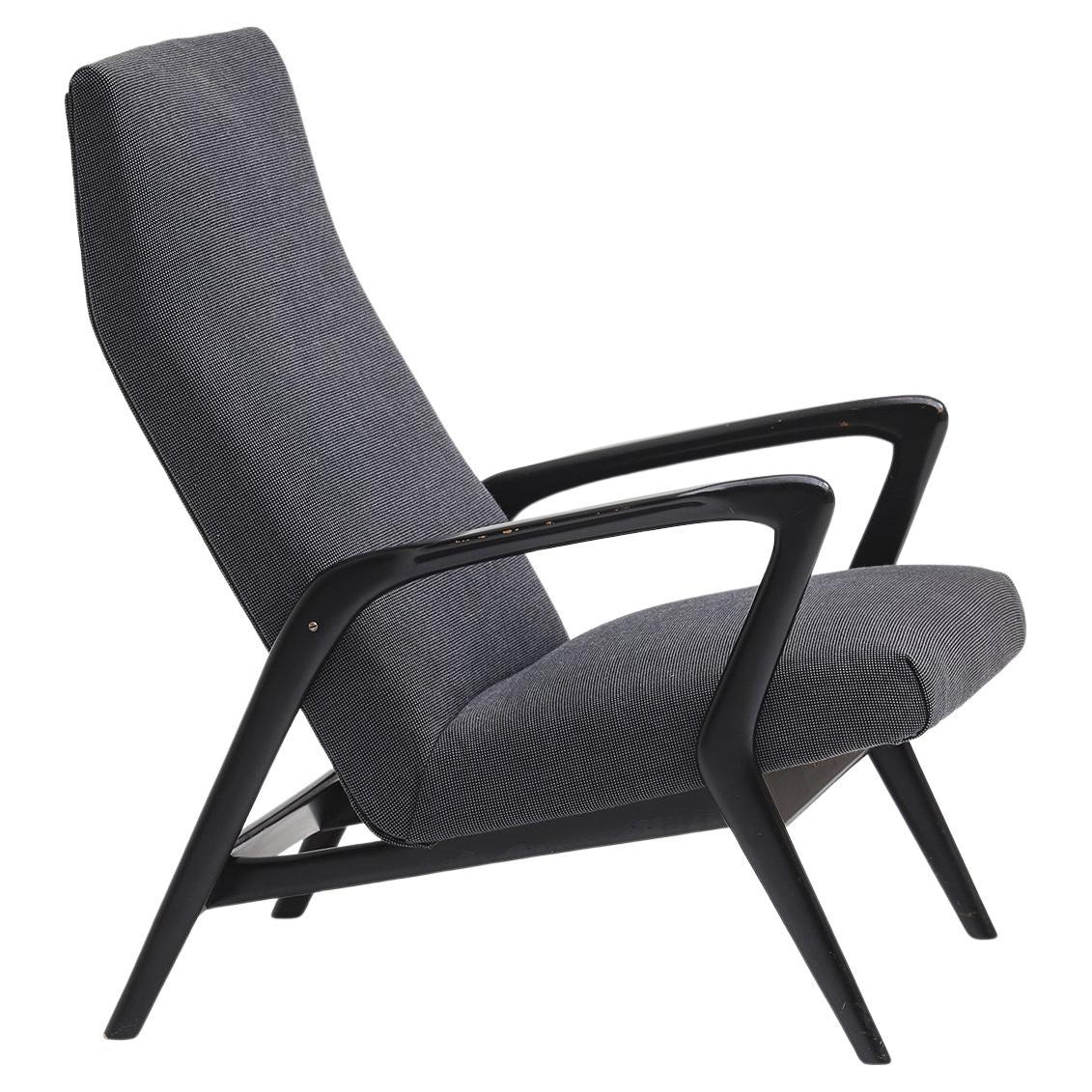 Mid-century Alfred Hendrickx S7 high back chair for Belform 1950s