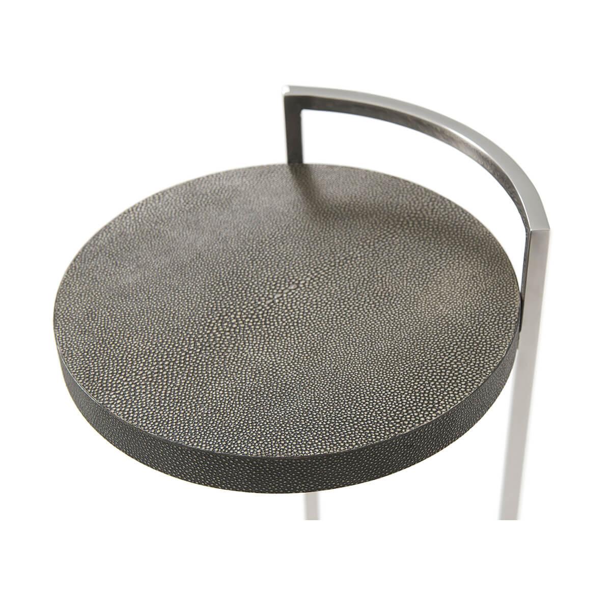 Metal Mid Century Alistair Accent Table For Sale