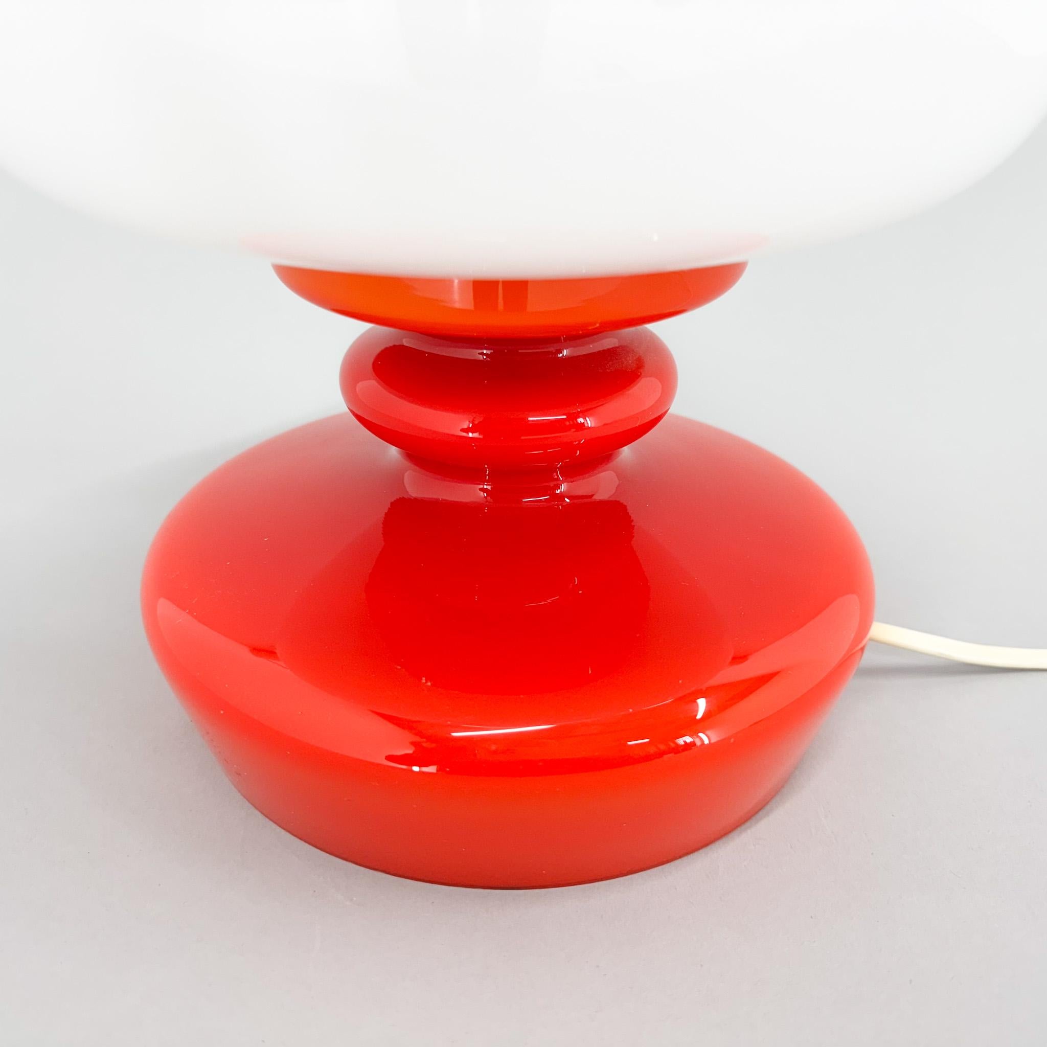 Mid Century All-Glass Table Lamp by Osvetlovaci, Czechoslovakia  For Sale 2