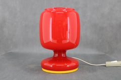 Mid-century All Glass Table Lamp, Designed by S. Tabera, 1970's, Czechoslovakia