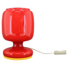 Mid-century All Glass Table Lamp, Designed by S. Tabera, 1970's, Czechoslovakia