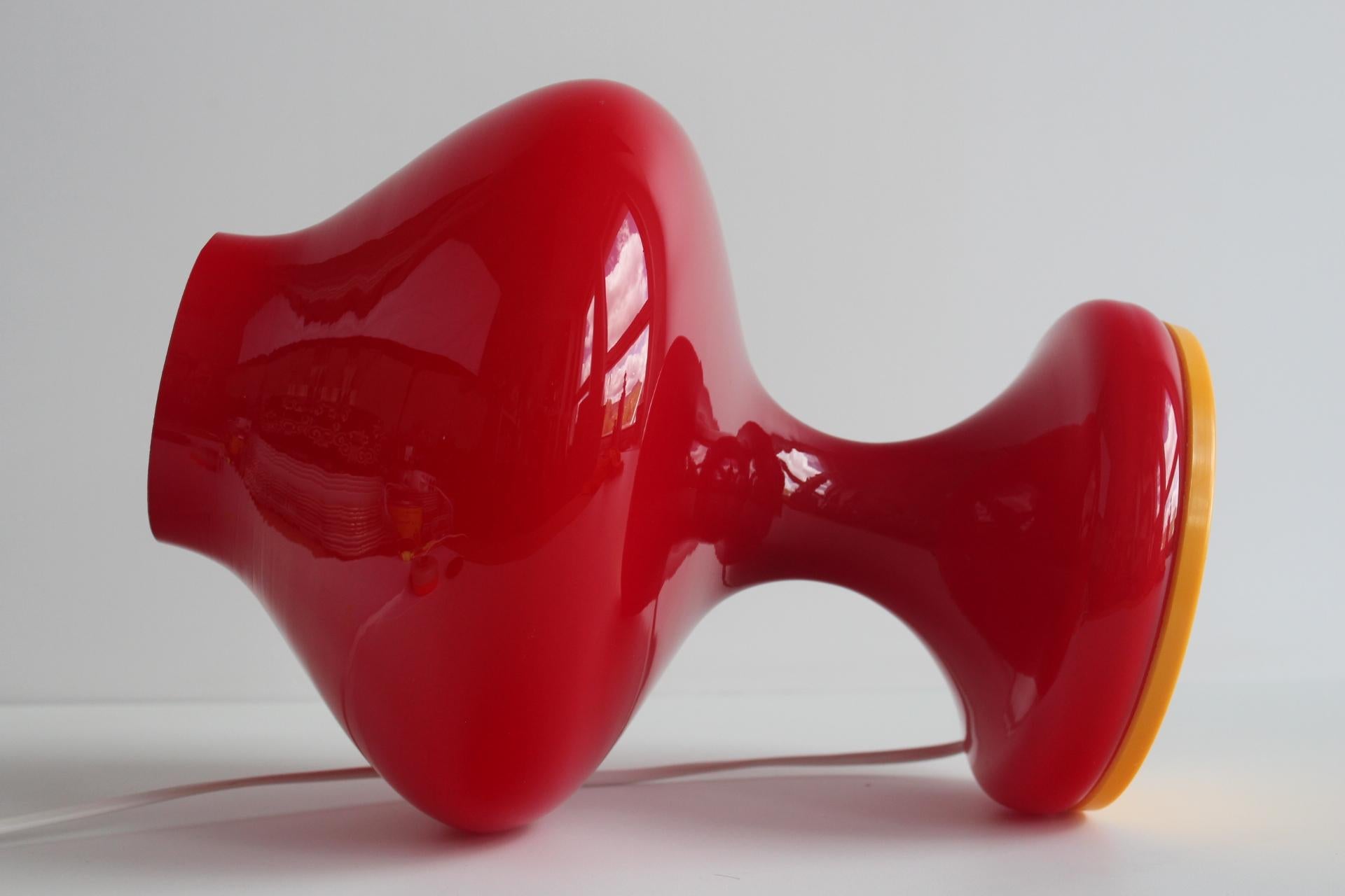 Lampe de table en verre du milieu du siècle dernier, conçue par Stepan Tabera, années 1960 en vente 4