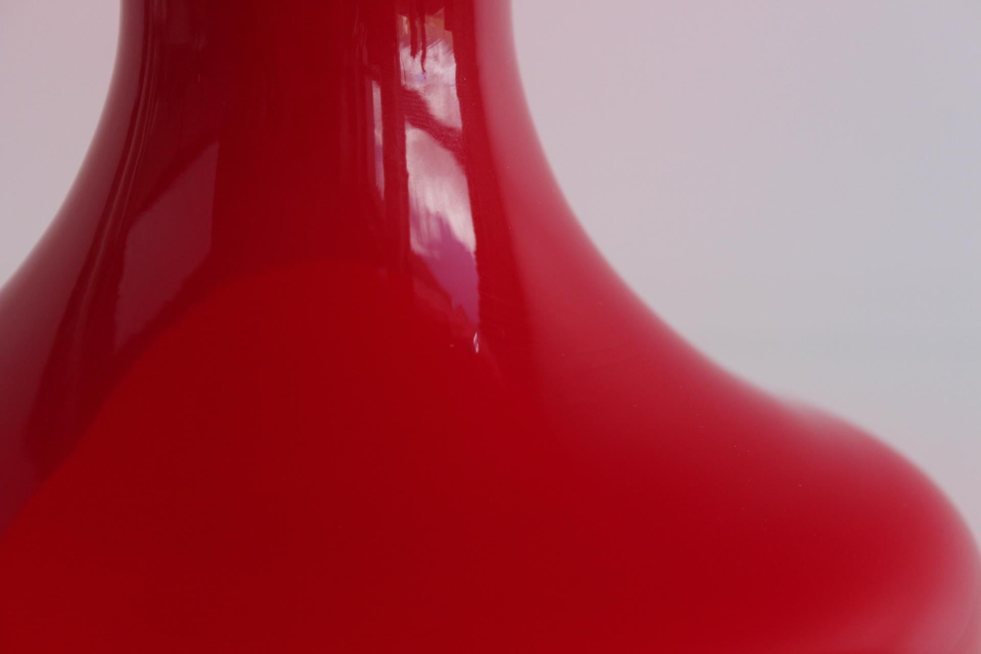 Lampe de table en verre du milieu du siècle dernier, conçue par Stepan Tabera, années 1960 en vente 1