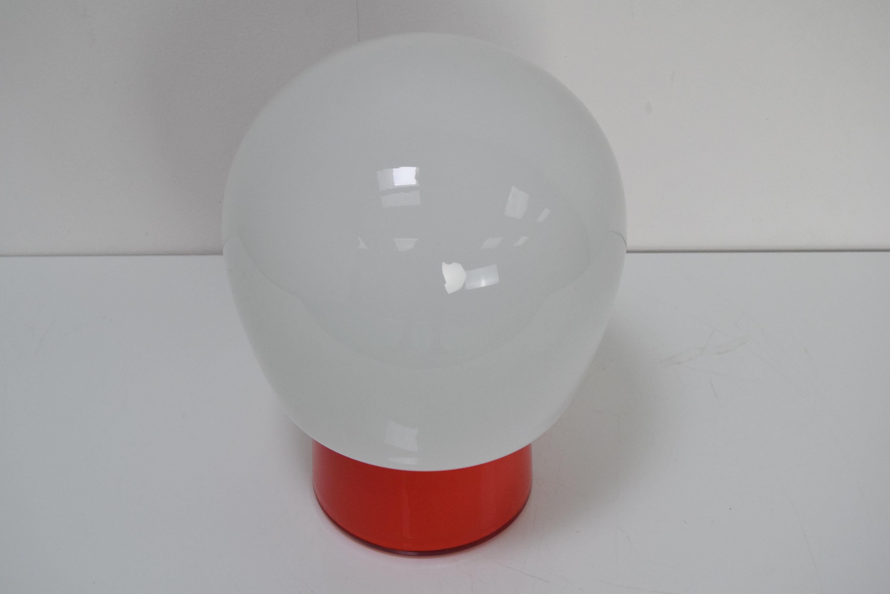 Mid-Century Modern Mid-century All Glass Table Lamp, Designed by Stepan Tabera, 1970's. For Sale