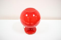 Mid-Century All-Glass Table Lamp/Osvětlovací Sklo Valašské Meziříčí, 1970's