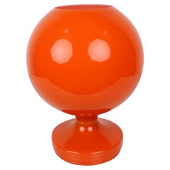 Mid-Century All Glass Table Lamp/ Osvětlovací Sklo Valašské Meziříčí, 1970's