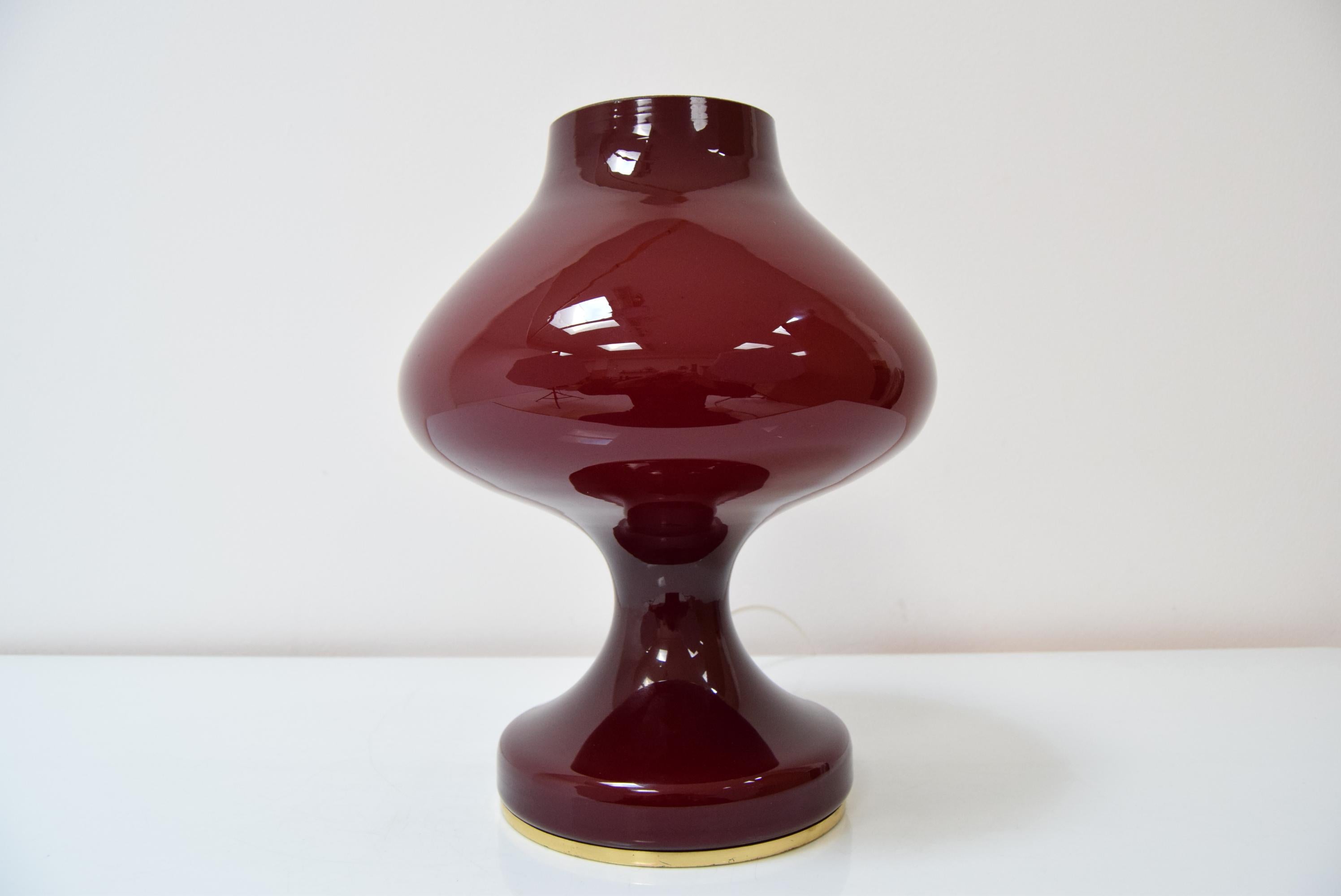 Mid-Century All Glass Table Lamp, Designed by Stepan Tabera, 1960's 5