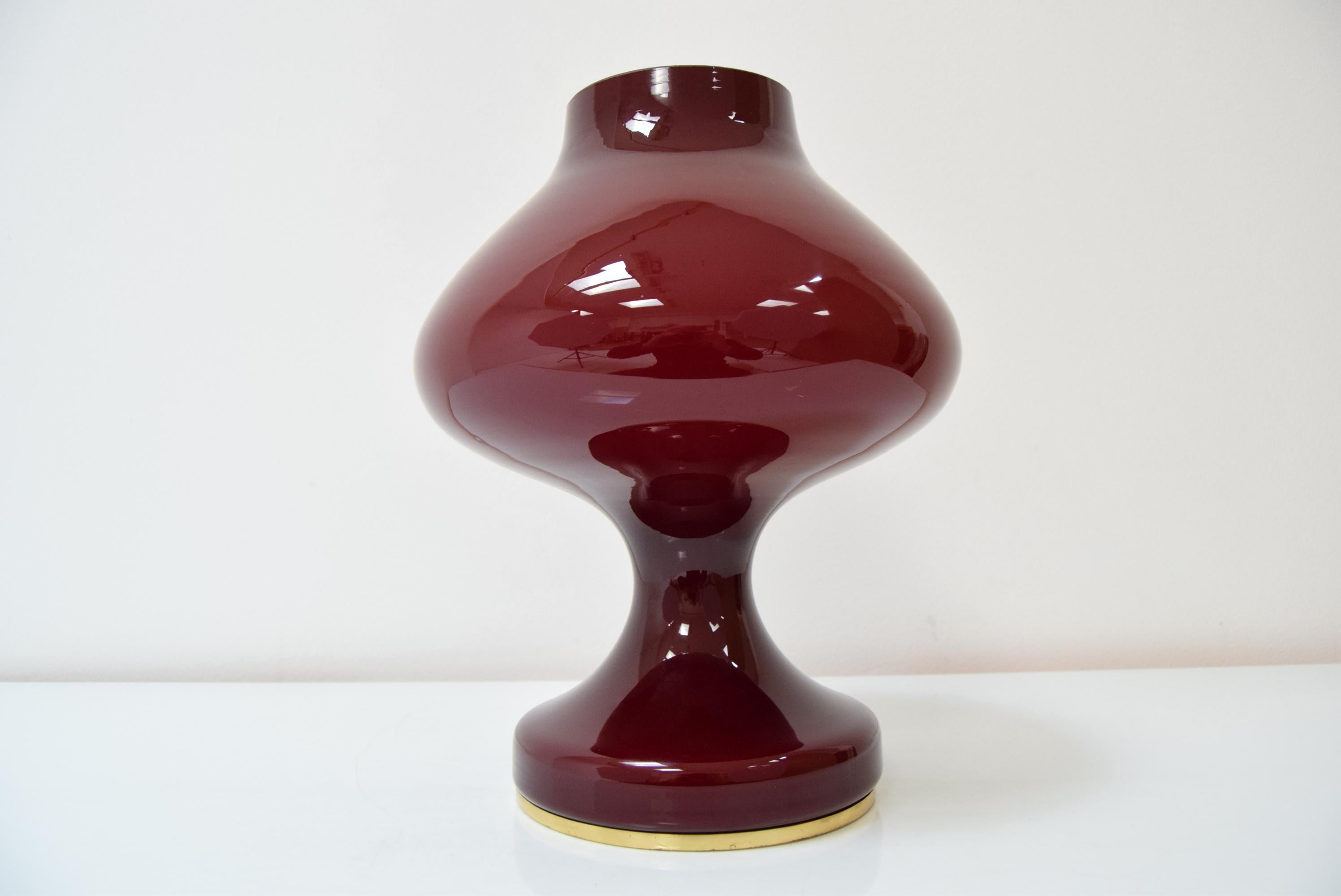 Mid-Century Modern Mid-Century All Glass Table Lamp, Designed by Stepan Tabera, 1960's