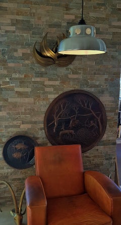 Lampadario a sospensione in alluminio di metà secolo di Isao Hosoe per Valenti. Italia anni '60